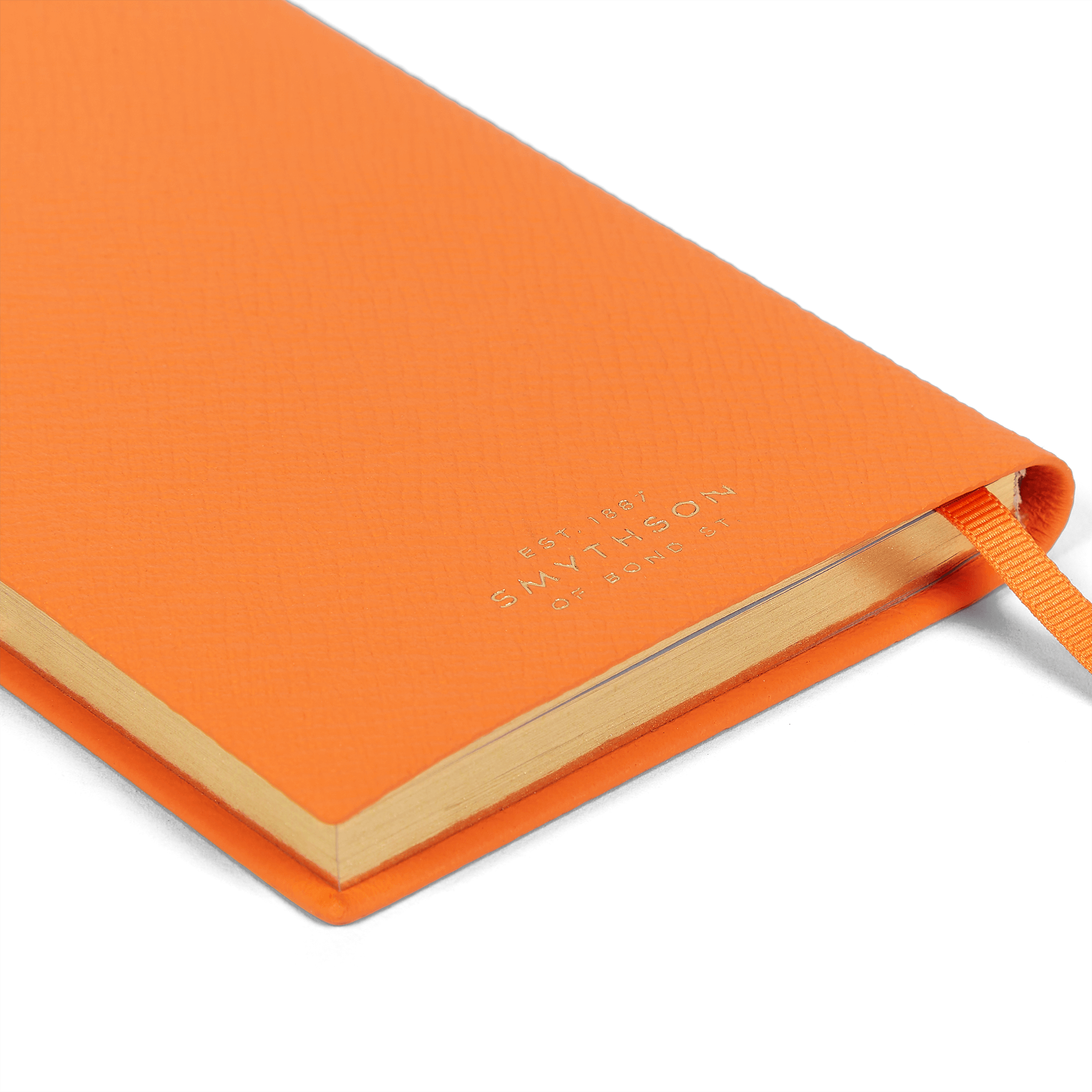 My First Smythson Shooting Star Panama Notebook - Tangerine