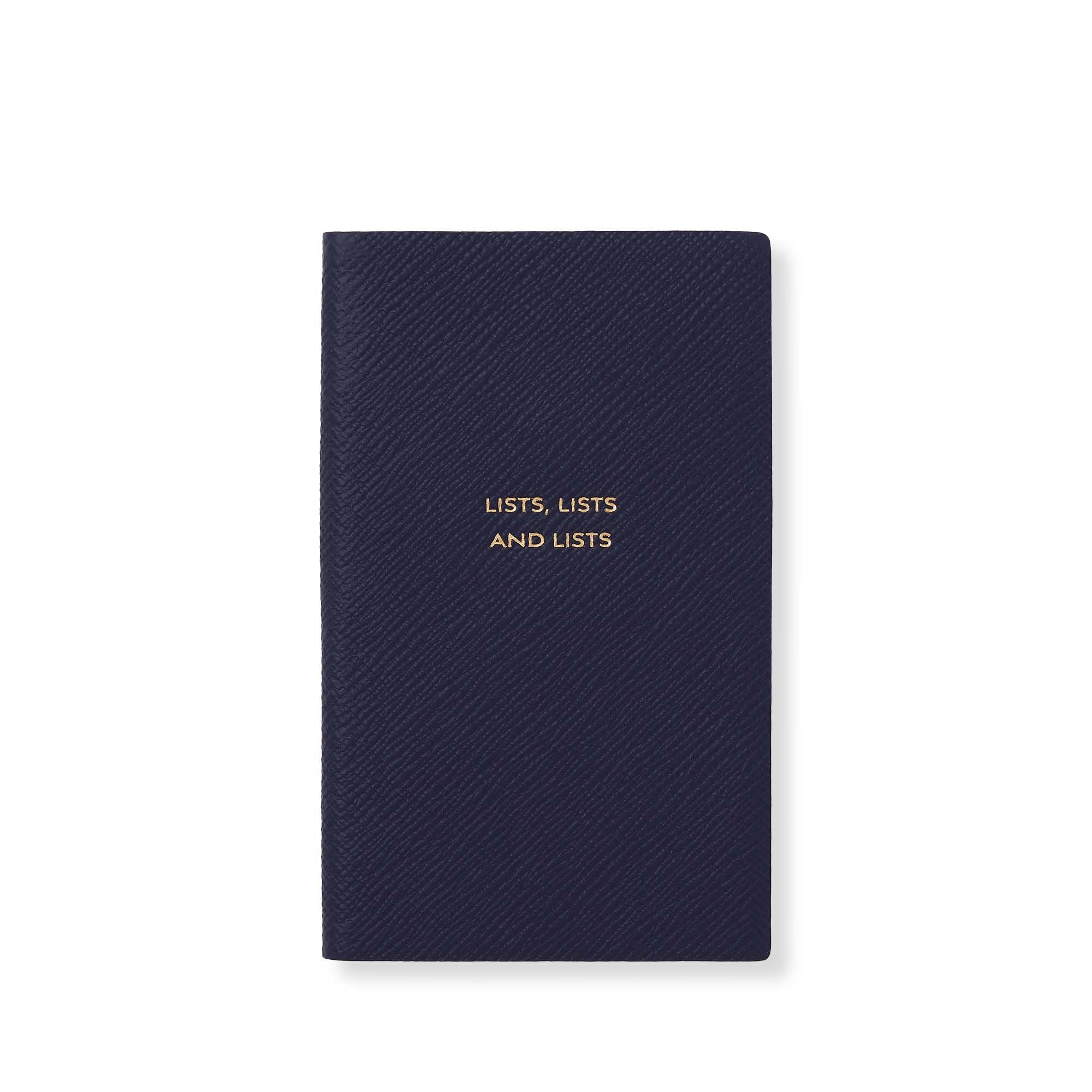 Lists, Lists and Lists Panama Notebook - Navy