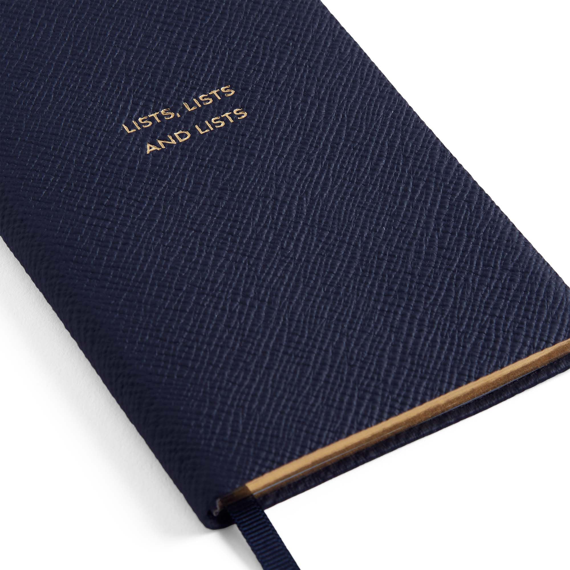 Lists, Lists and Lists Panama Notebook - Navy