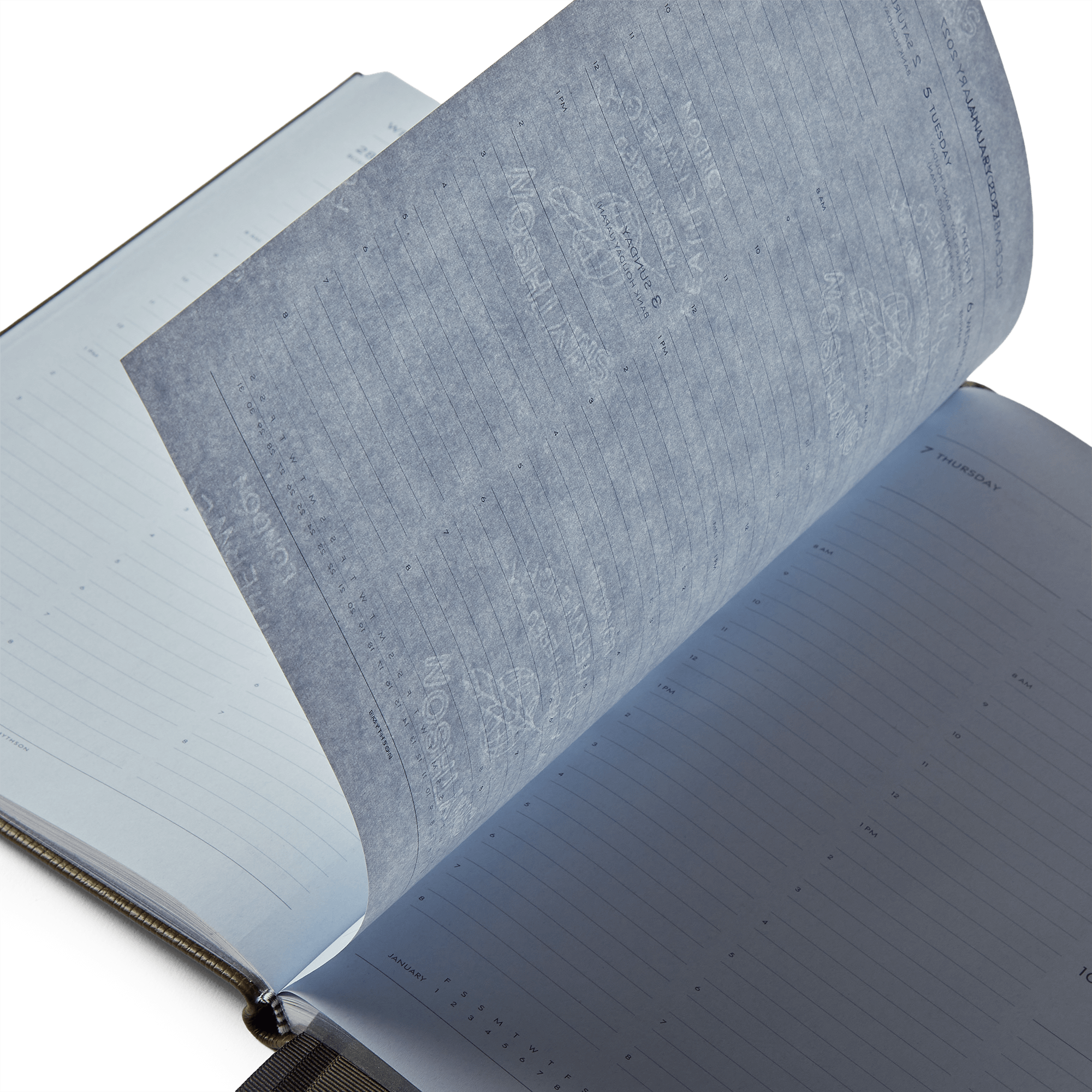 2026 Portobello Weekly Vertical Diary in Ludlow - Dark Olive