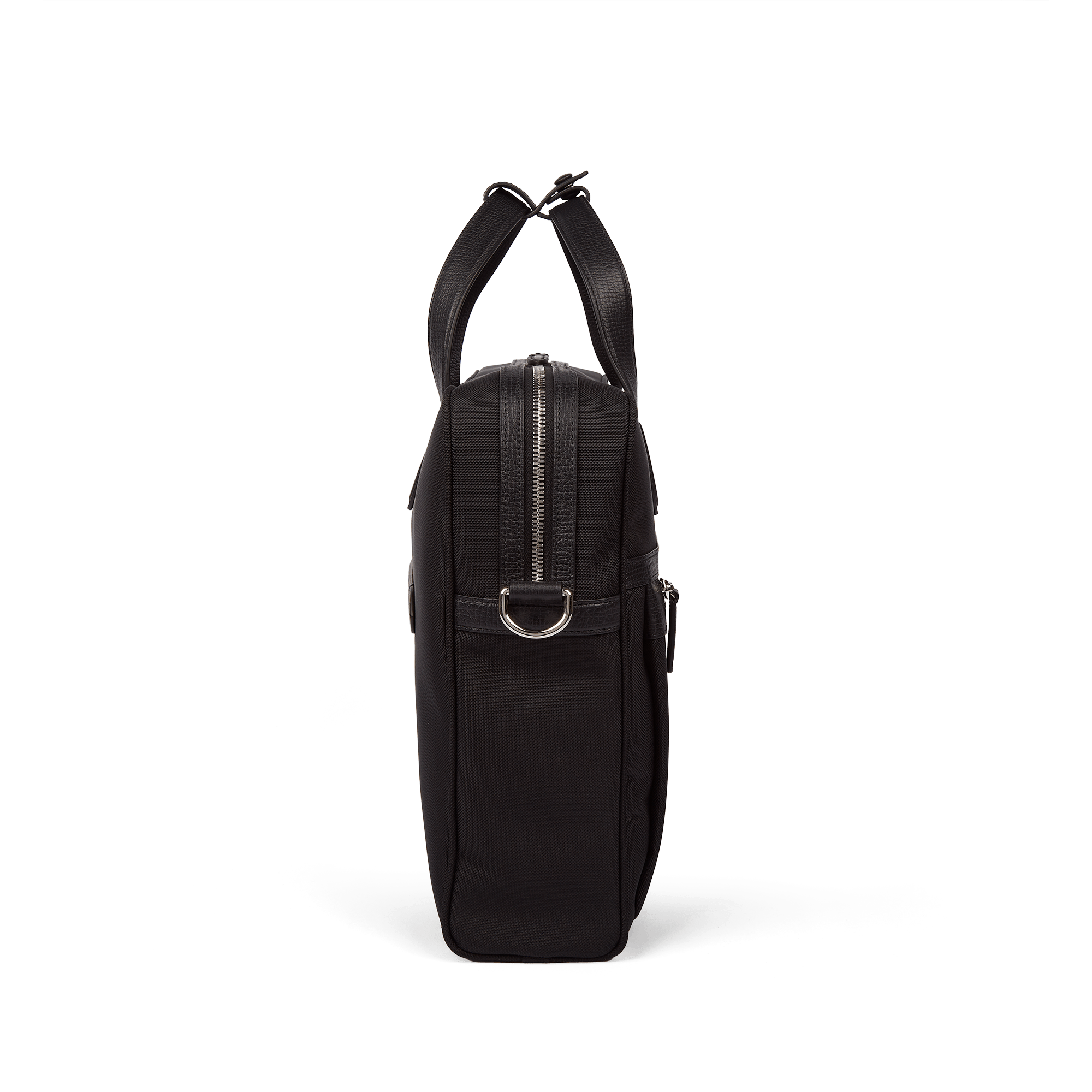 Slim Briefcase in  Norton Canvas - Black