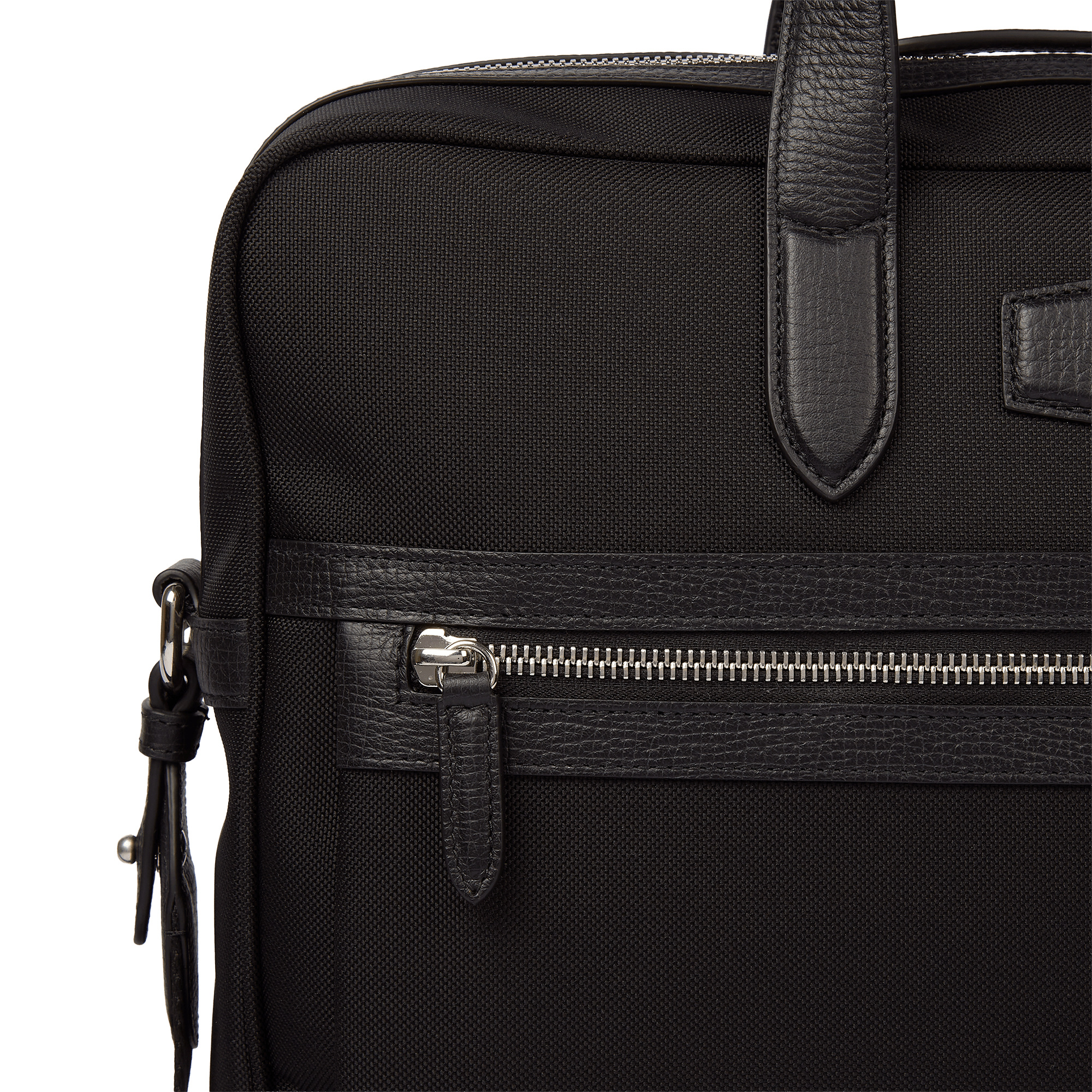 Slim Briefcase in  Norton Canvas - Black