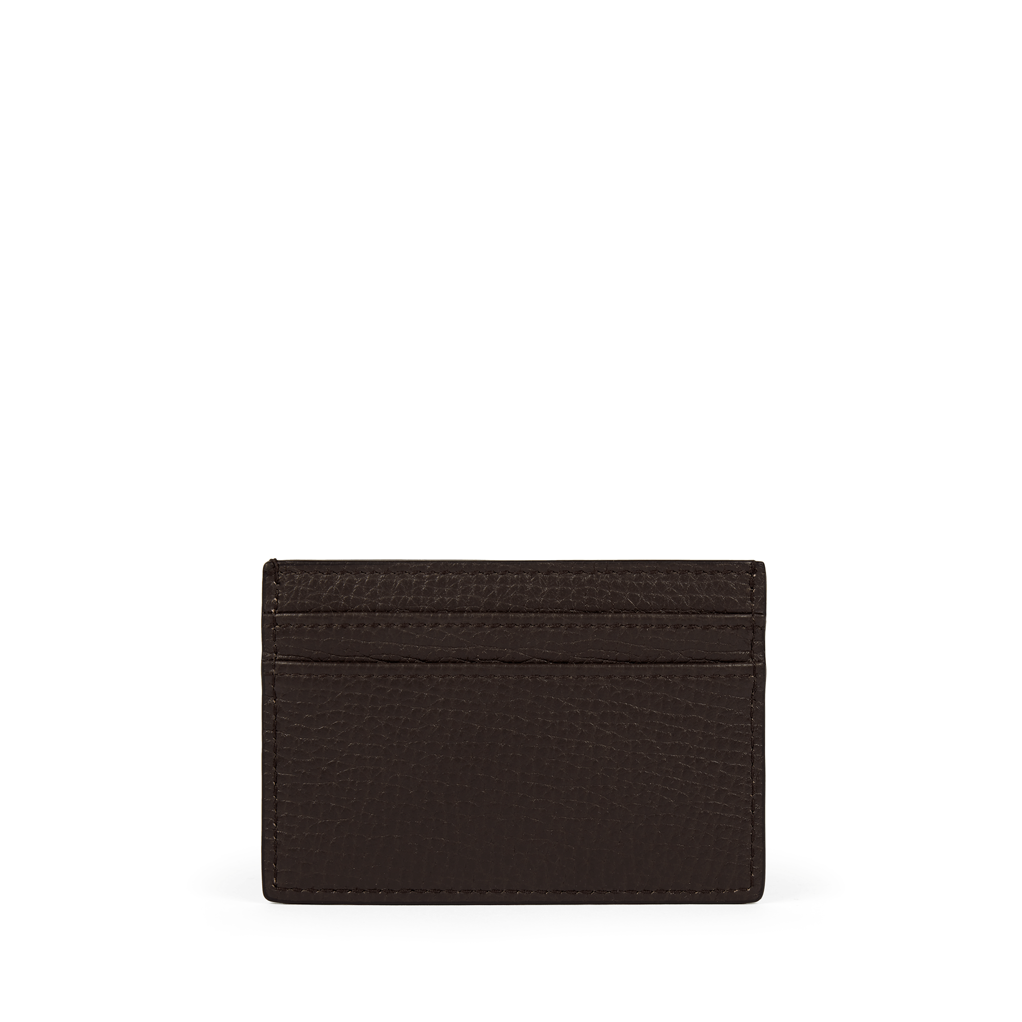 Flat Card Holder in Ludlow - Dark Brown