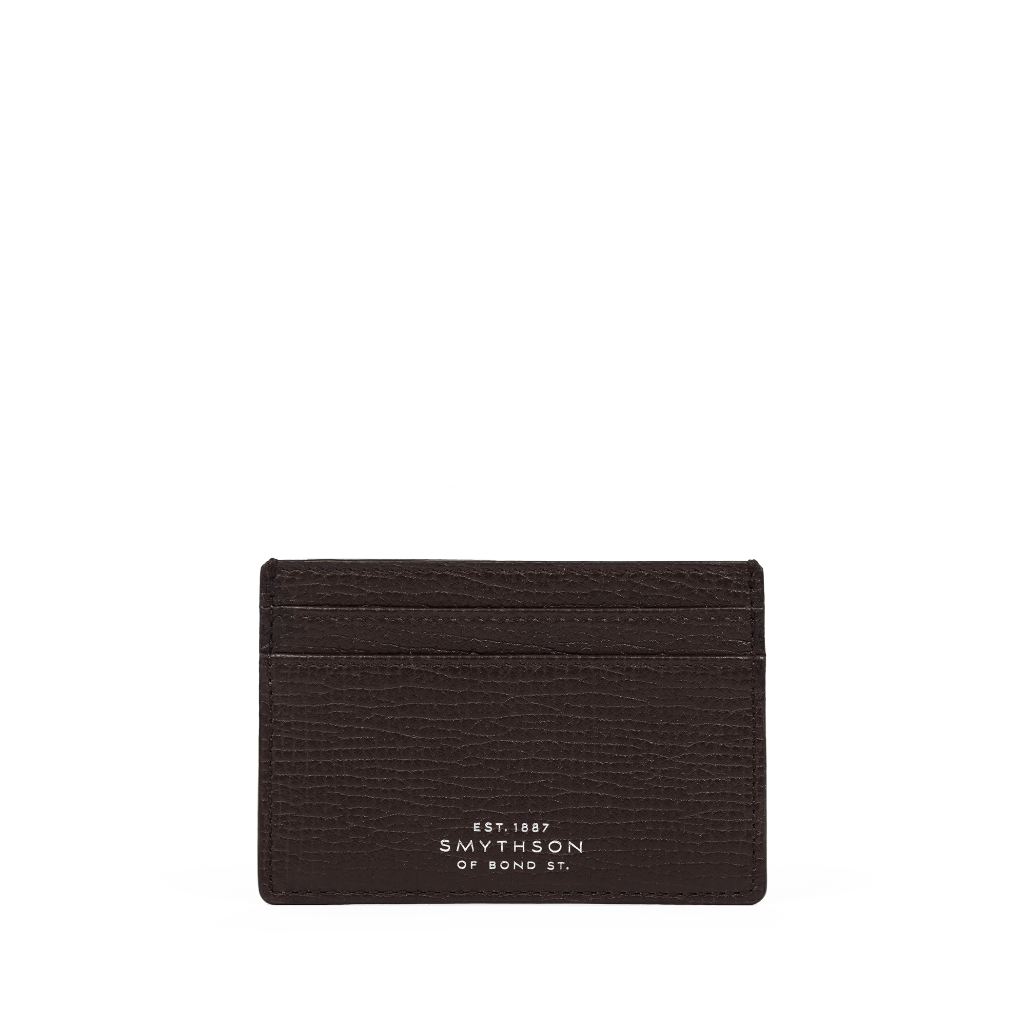Flat Card Holder in Ludlow - Dark Brown