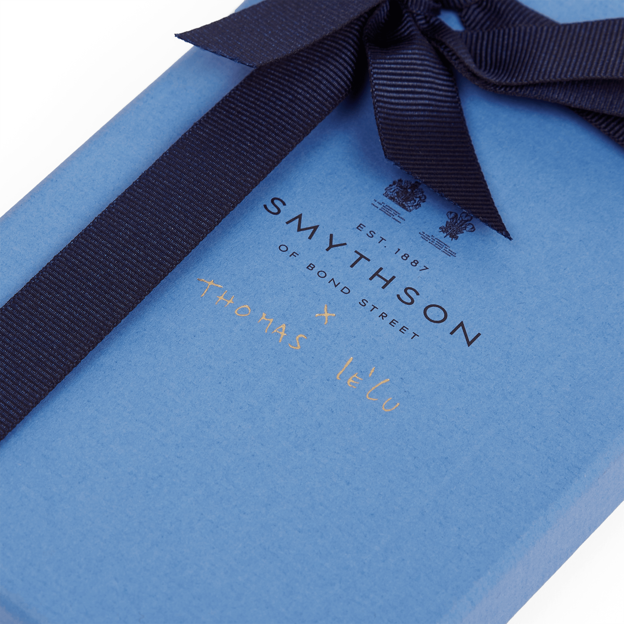 Smythson x Thomas Lélu Luggage Tag in Panama - Thomas Lélu Black