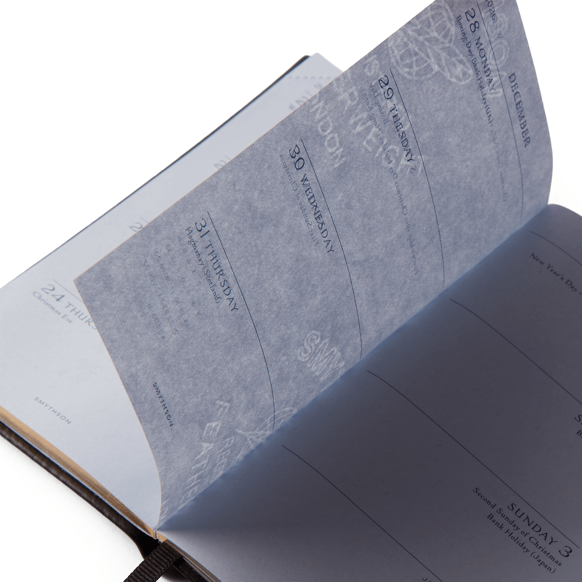 2026-2027 Panama Weekly Diary with Pocket - Black