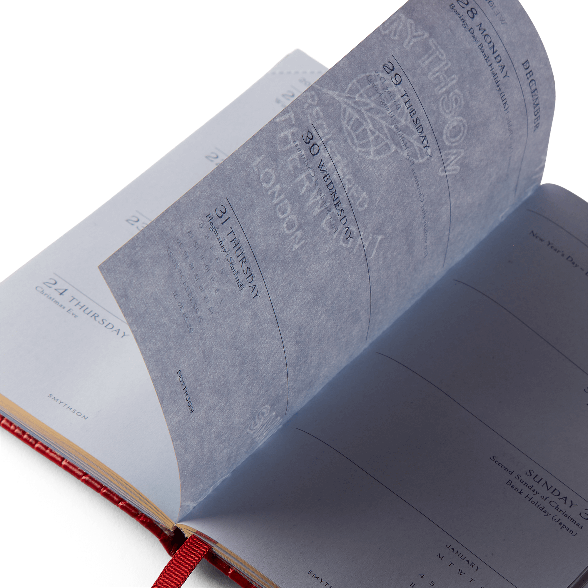 2026-2027 Panama Weekly Diary with Slide in Mara - Red