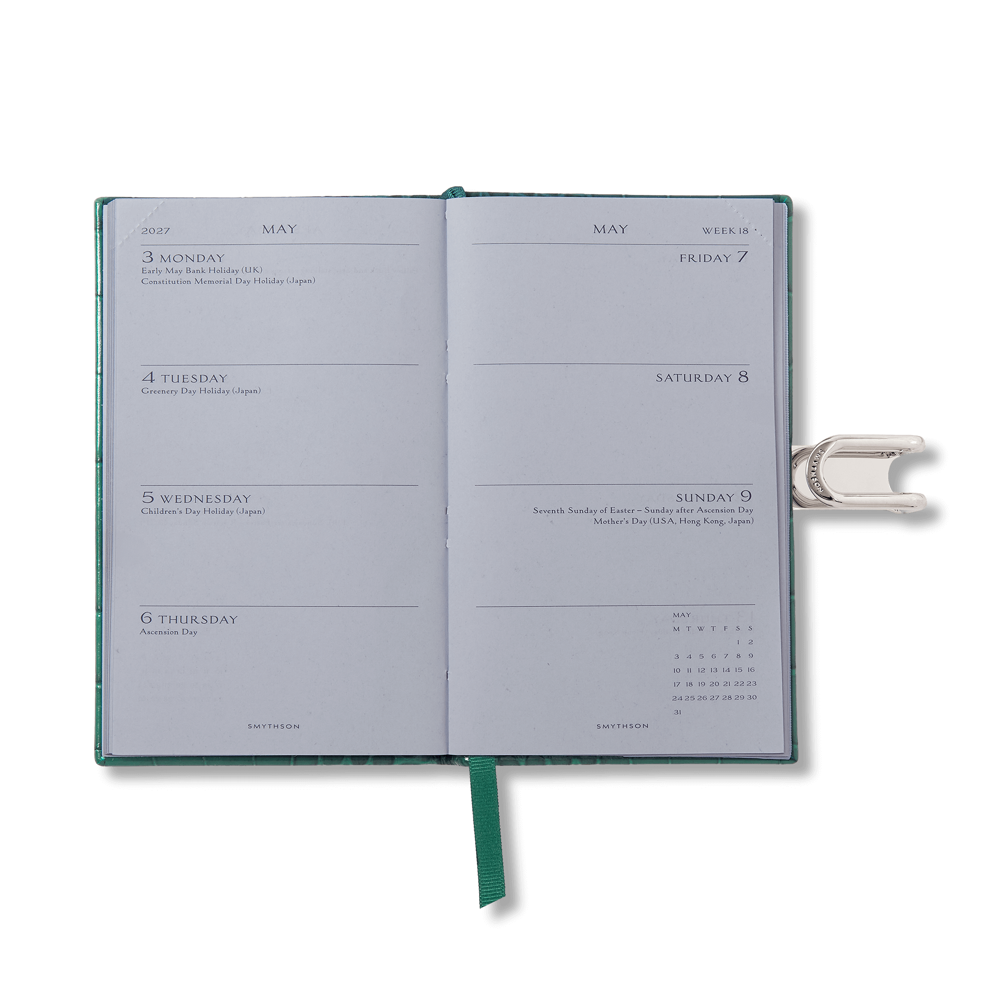 2026-2027 Panama Weekly Diary with Slide in Mara - Petrol