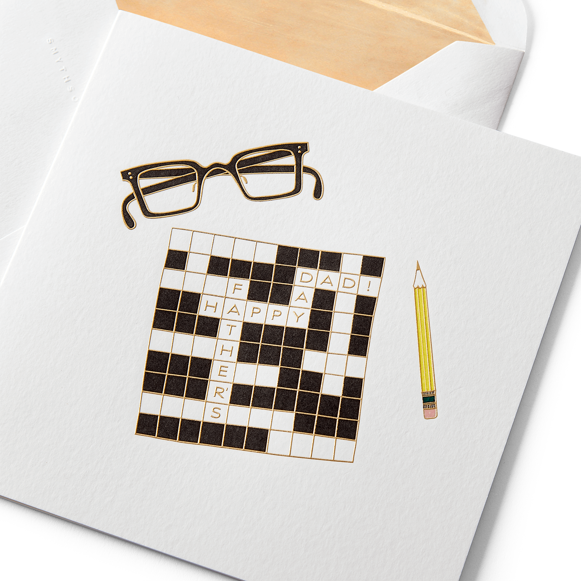 Father's Day Crossword Card