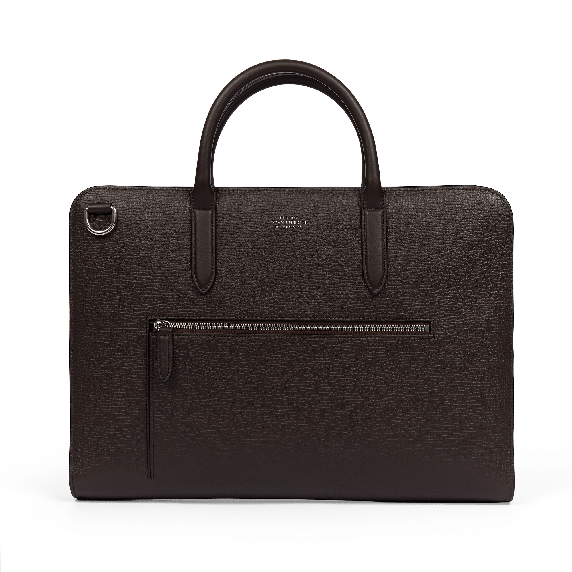 Ultra Slim Briefcase with Zip Front in Ludlow