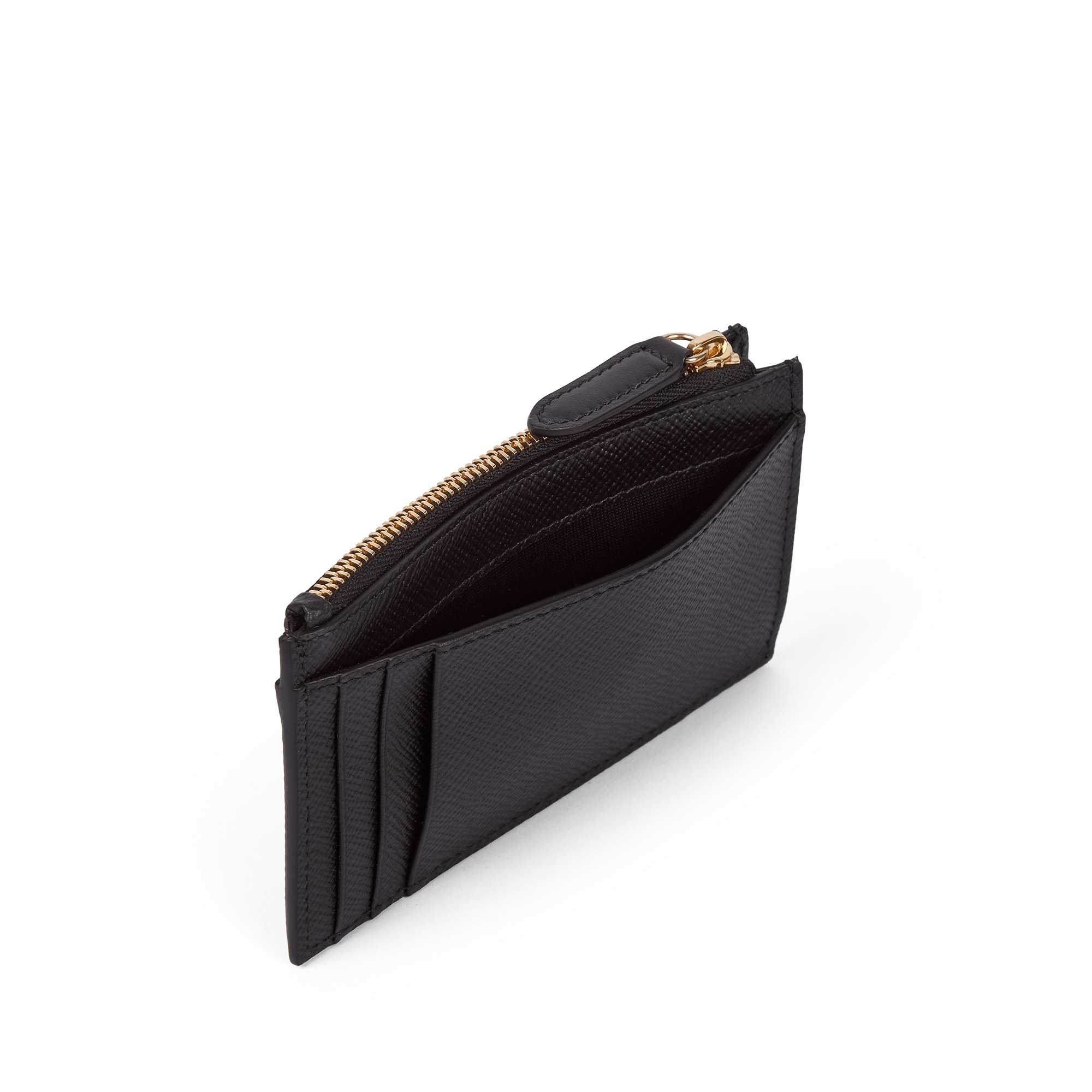 8 Card Slot Coin Purse in Panama - Black