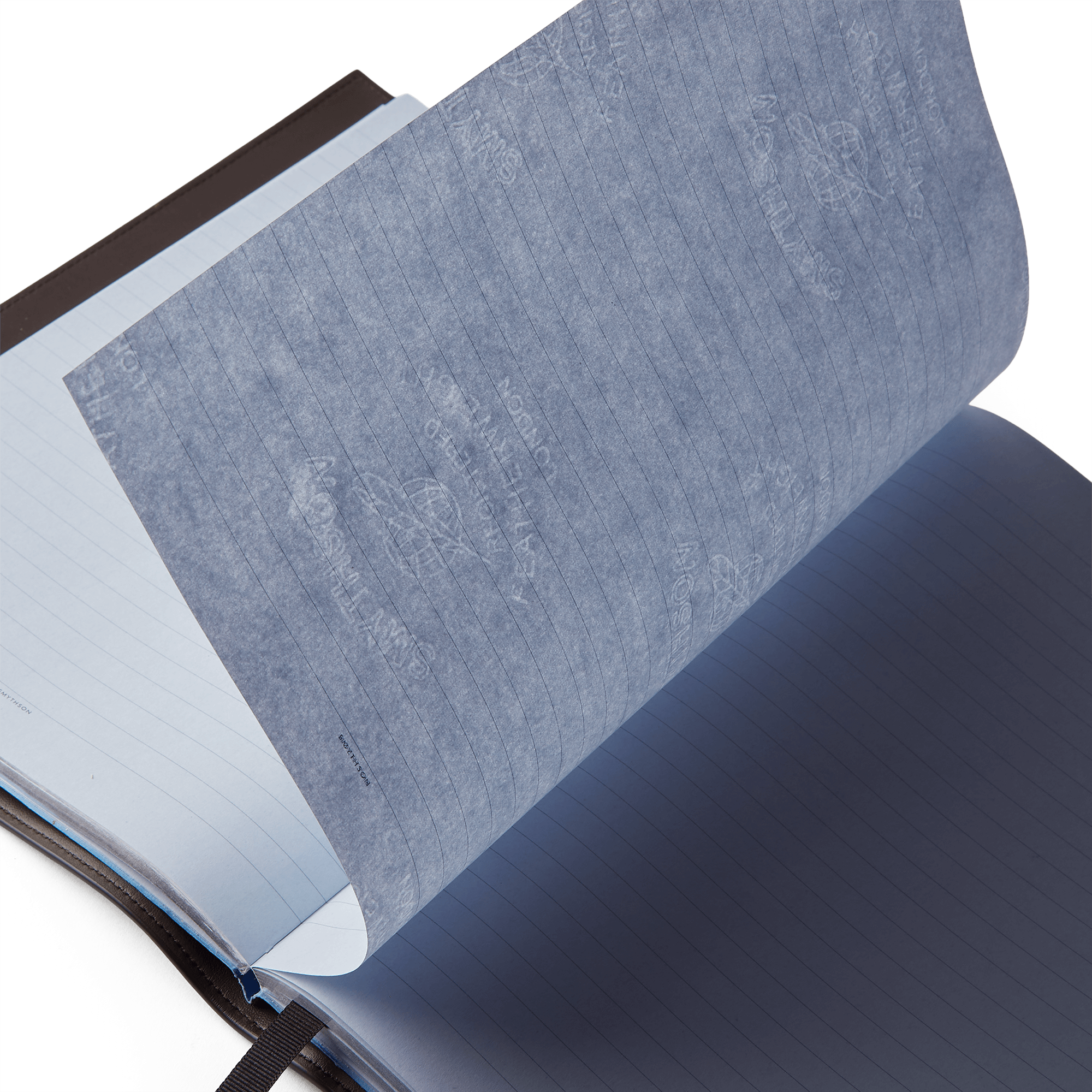 Large Evergreen Refillable Notebook in Ludlow - Dark Brown