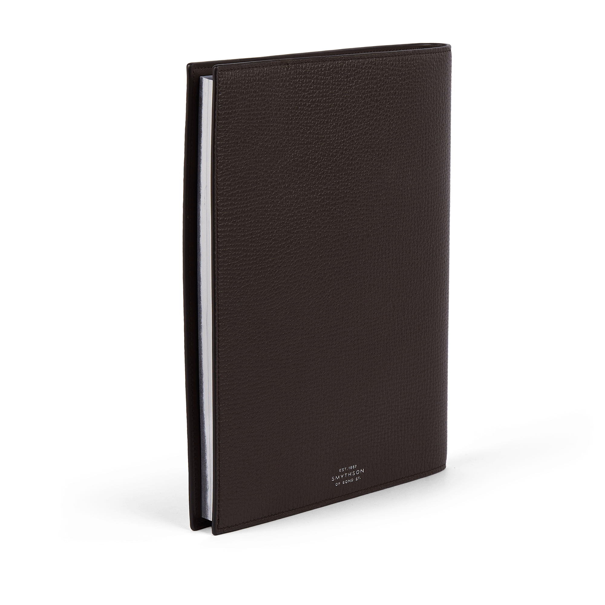 Large Evergreen Refillable Notebook in Ludlow - Dark Brown