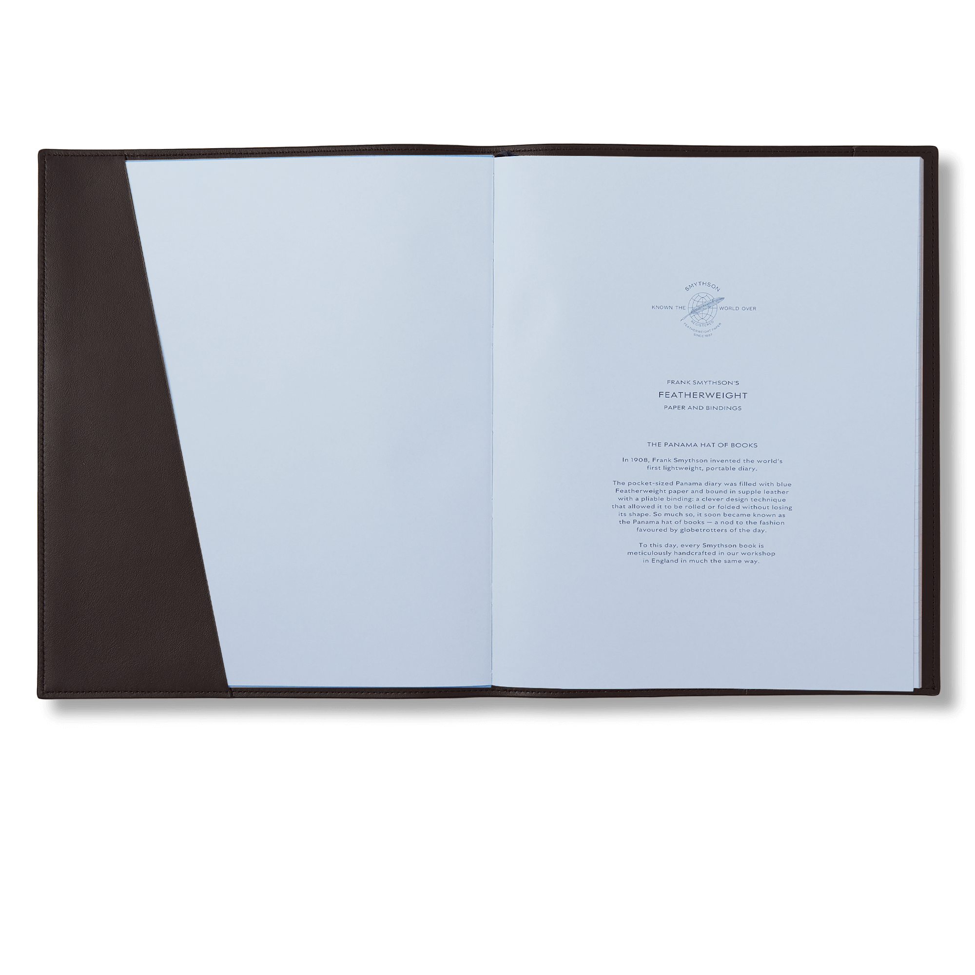 Large Evergreen Refillable Notebook in Ludlow - Dark Brown