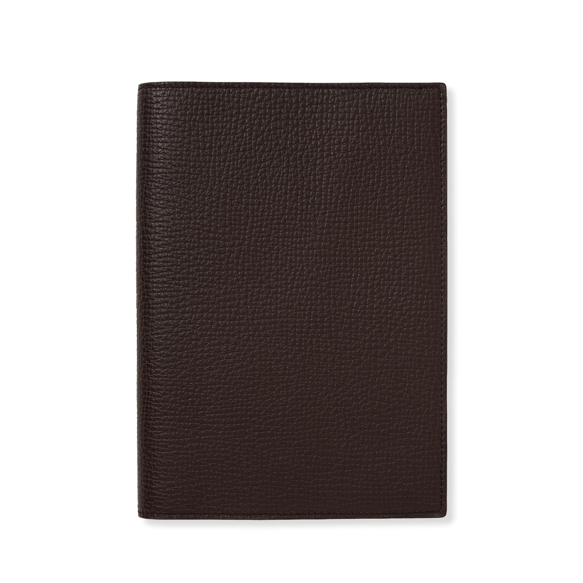 Evergreen Refillable Mid-Size Notebook in Ludlow - Dark Brown