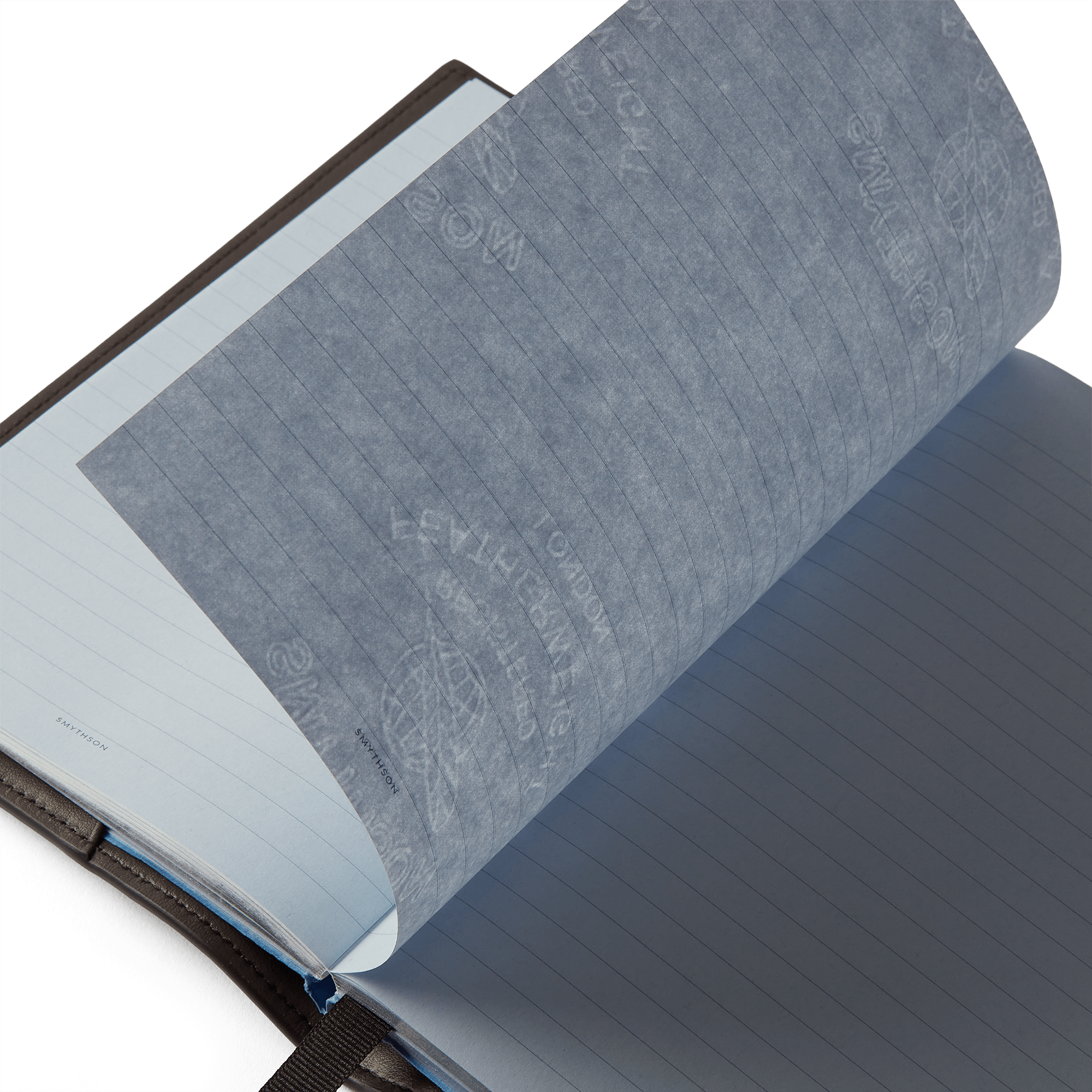 Evergreen Refillable Mid-Size Notebook in Ludlow - Dark Brown