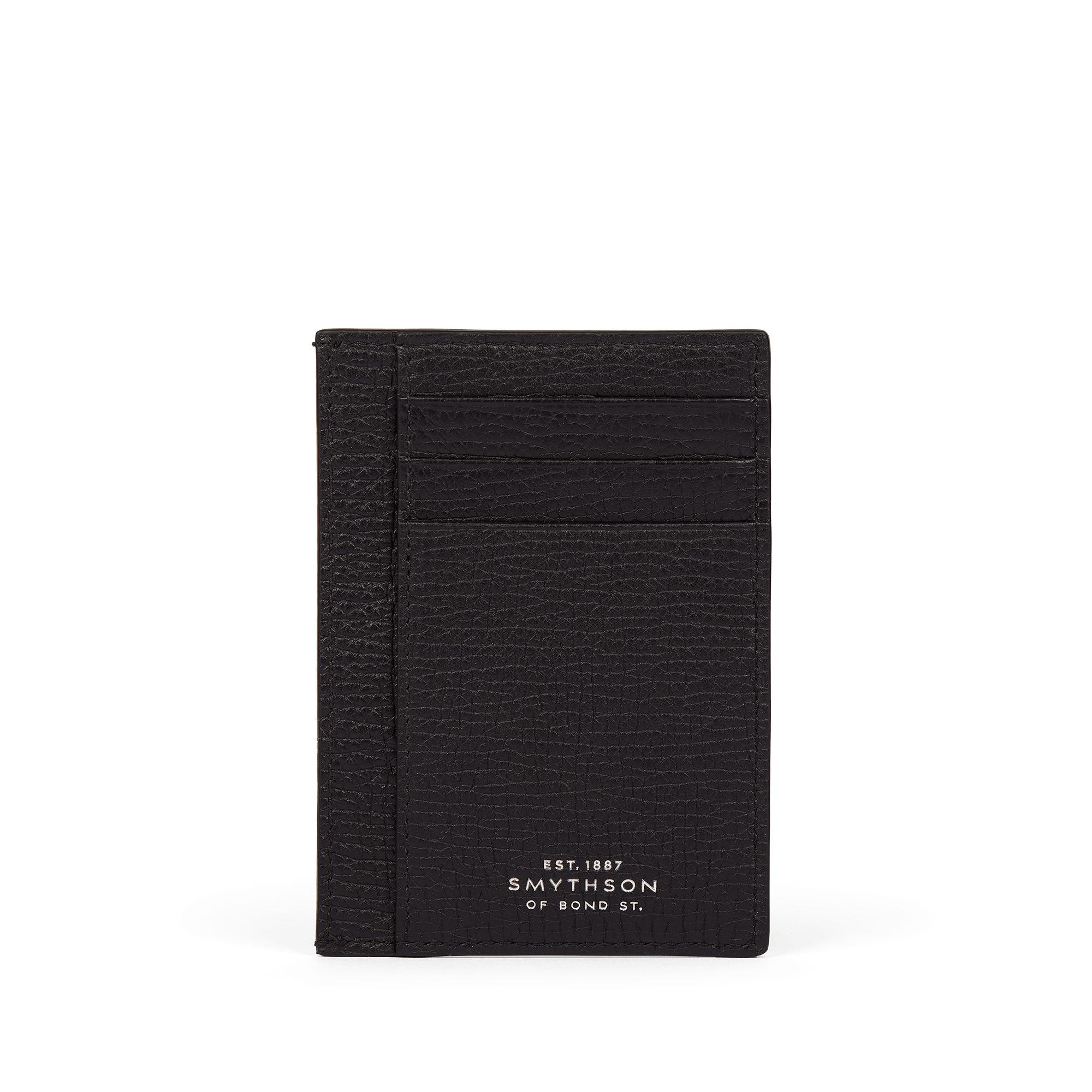Large Flat Card Holder in Ludlow - Black