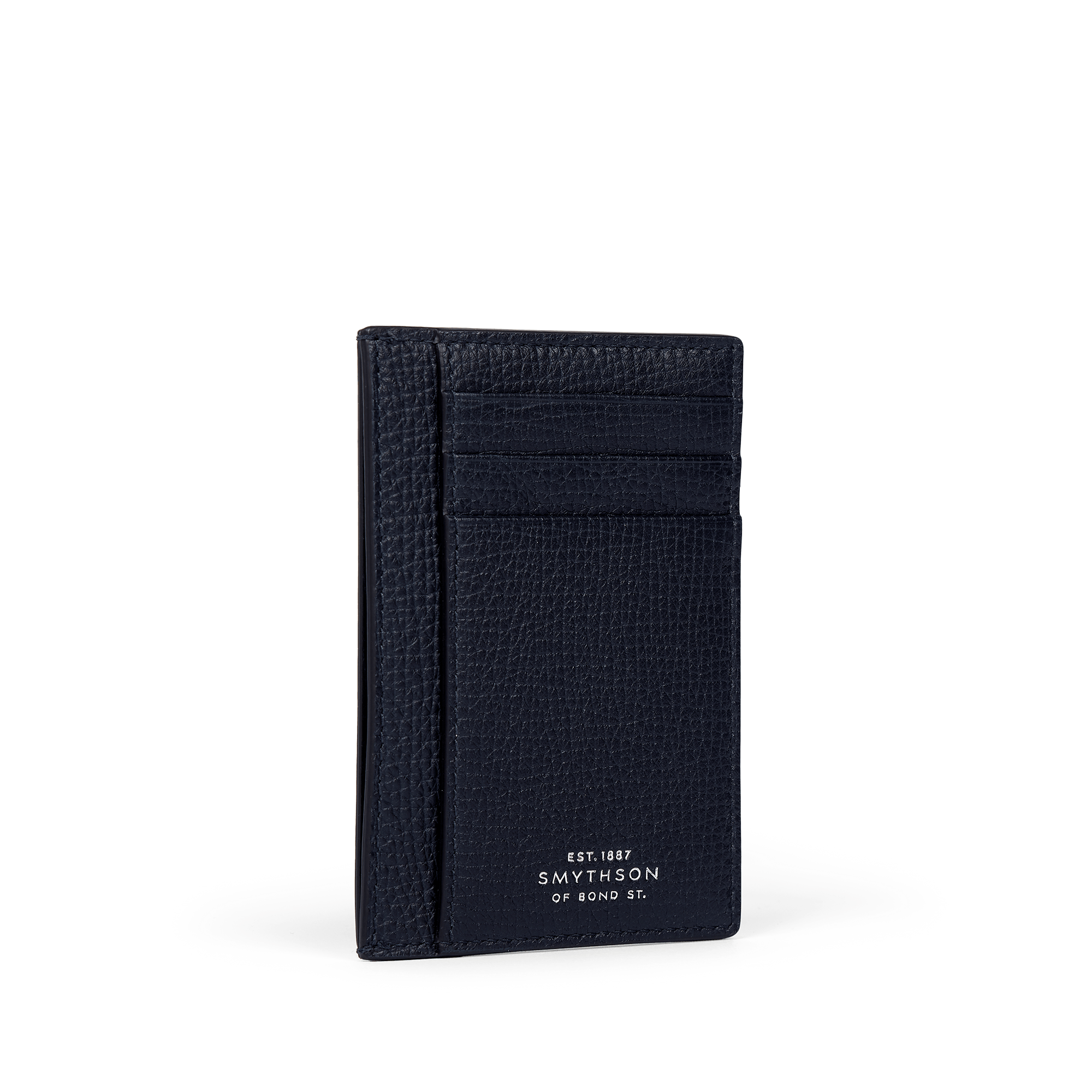 Large Flat Card Holder in Ludlow - Navy