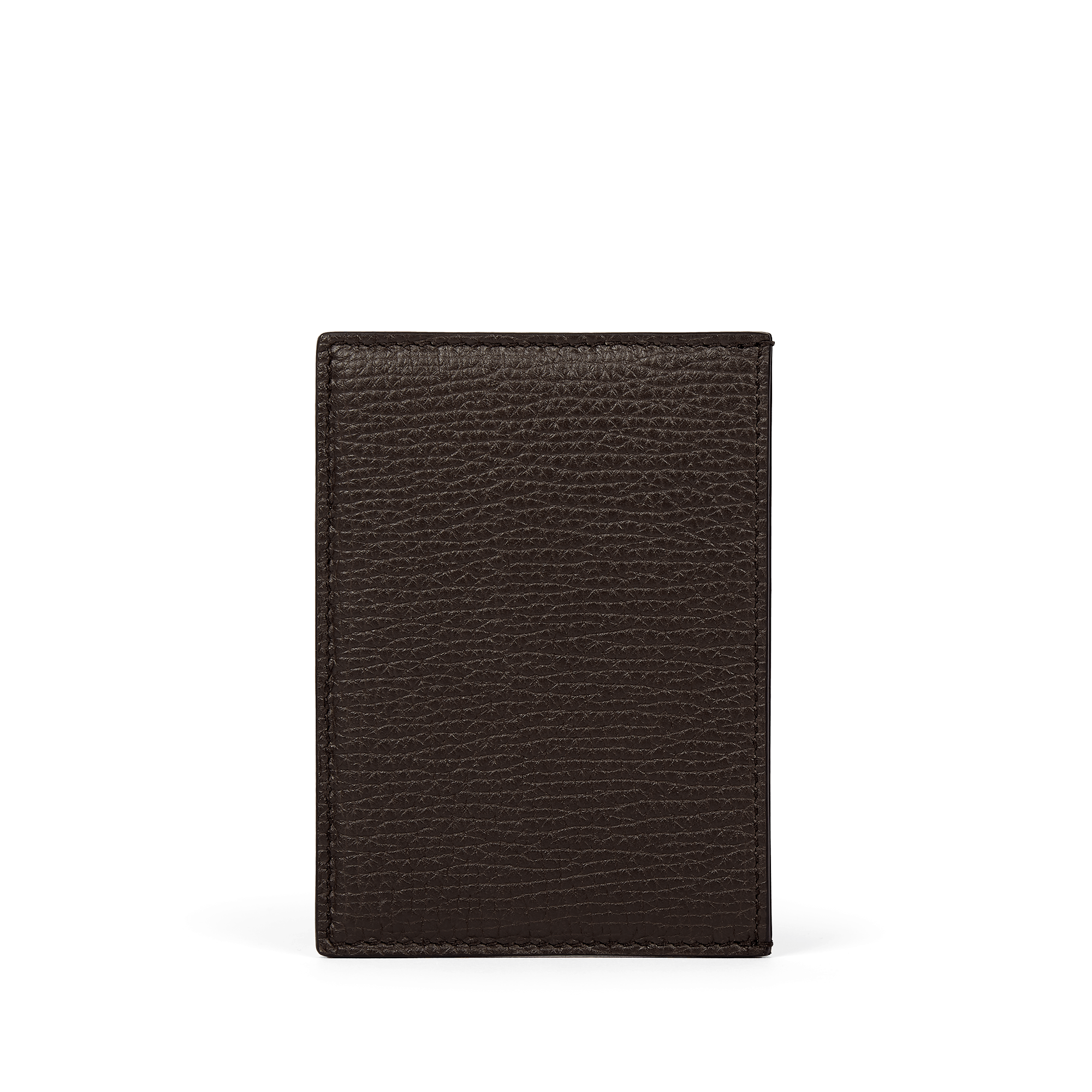 Large Flat Card Holder in Ludlow - Dark Brown
