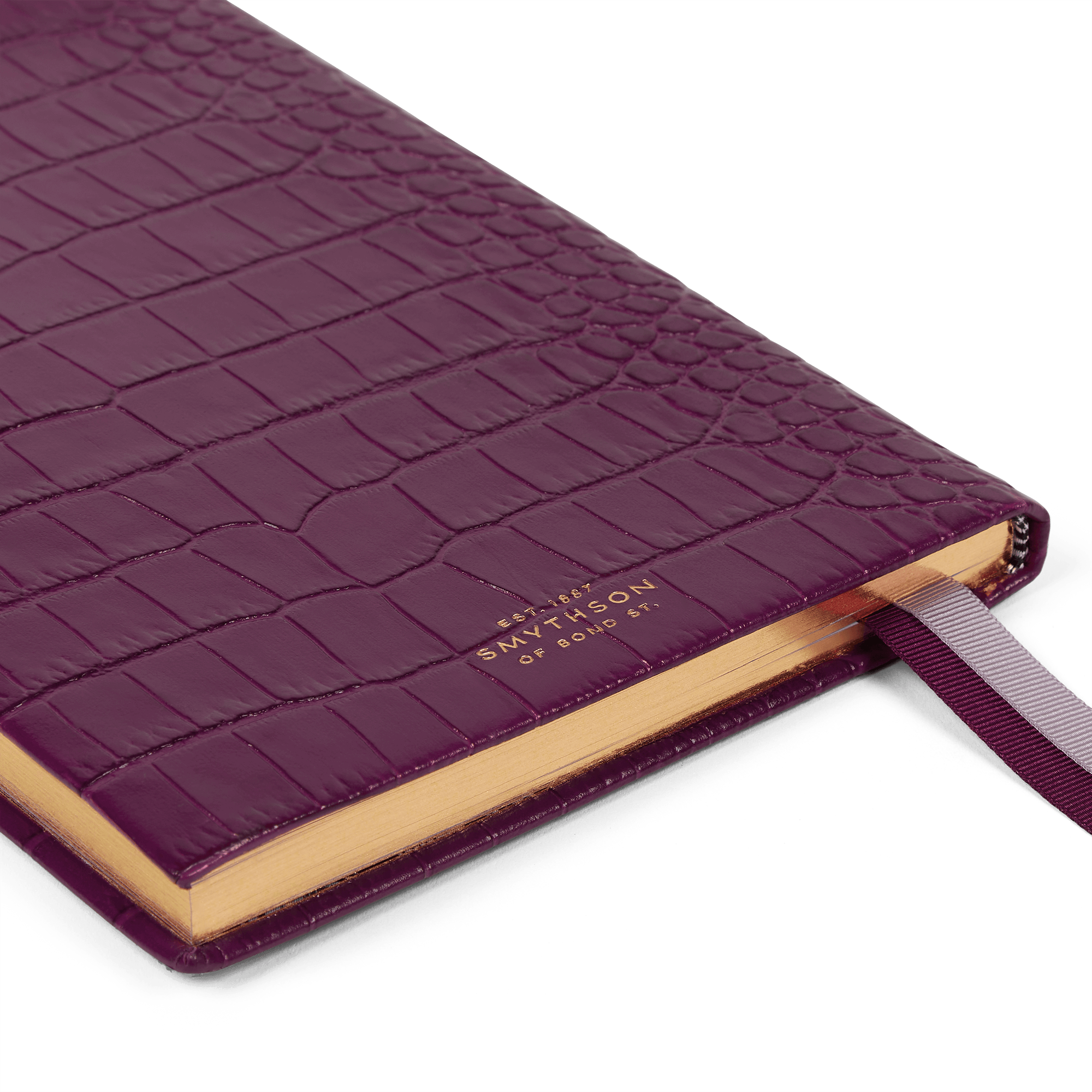 Soho Notebook with Slide Closure in Mara - Purple