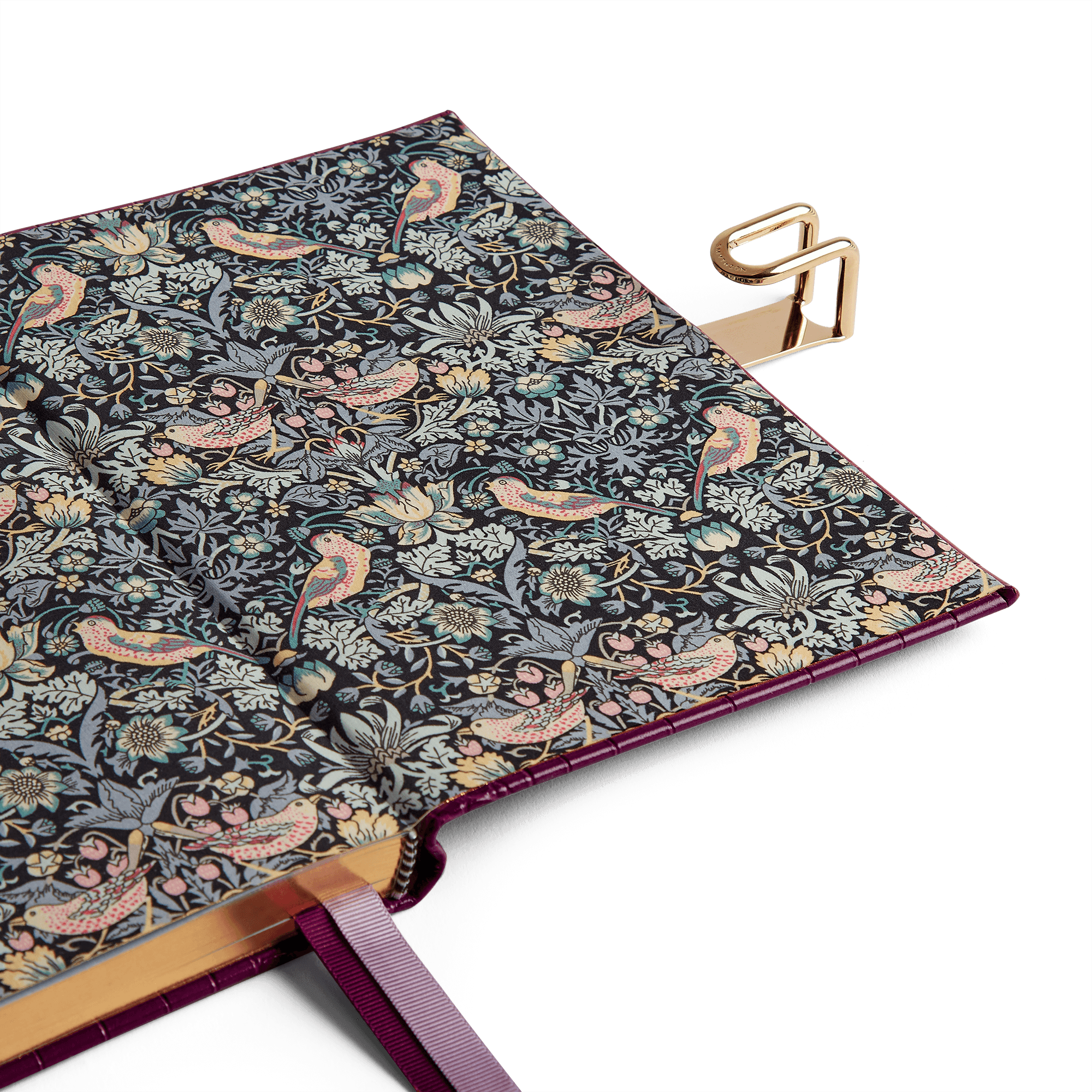 Soho Notebook with Slide Closure in Mara - Purple