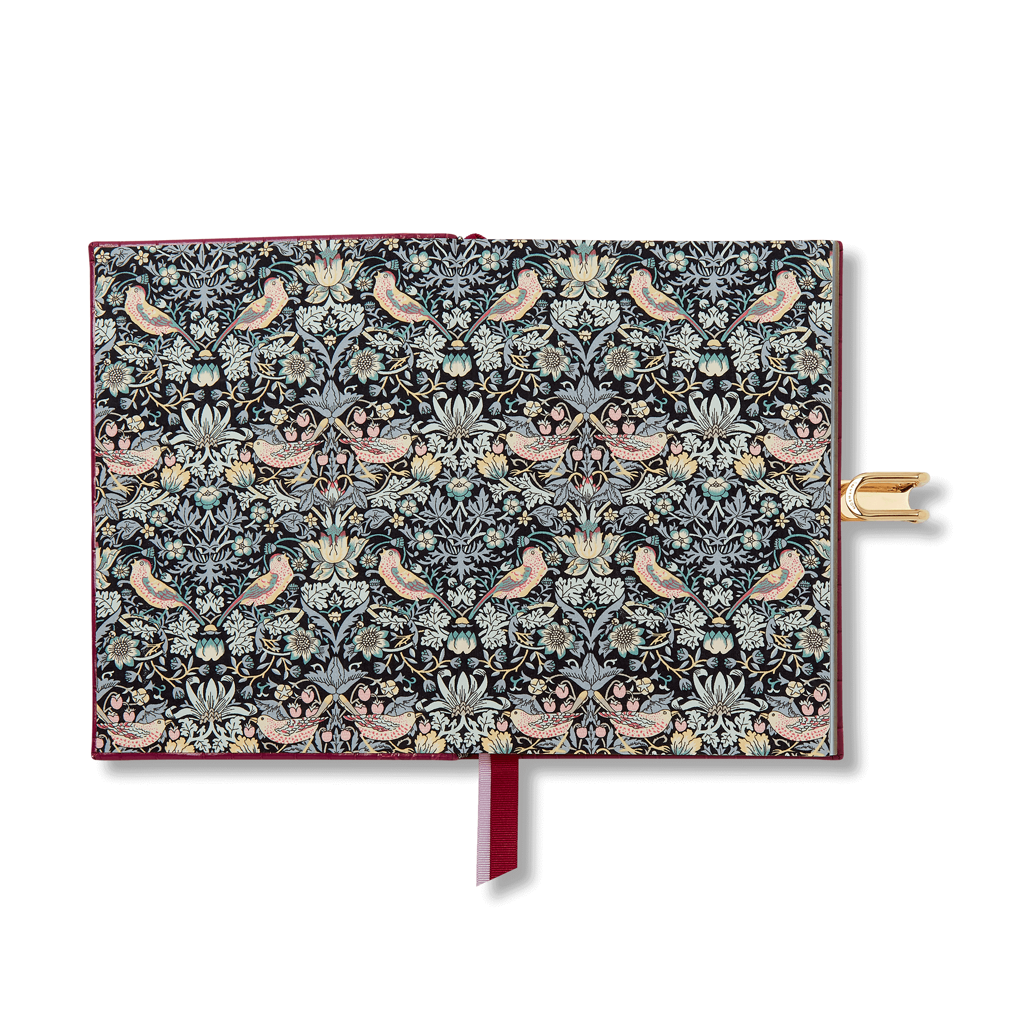 Soho Notebook with Slide Closure in Mara - Purple