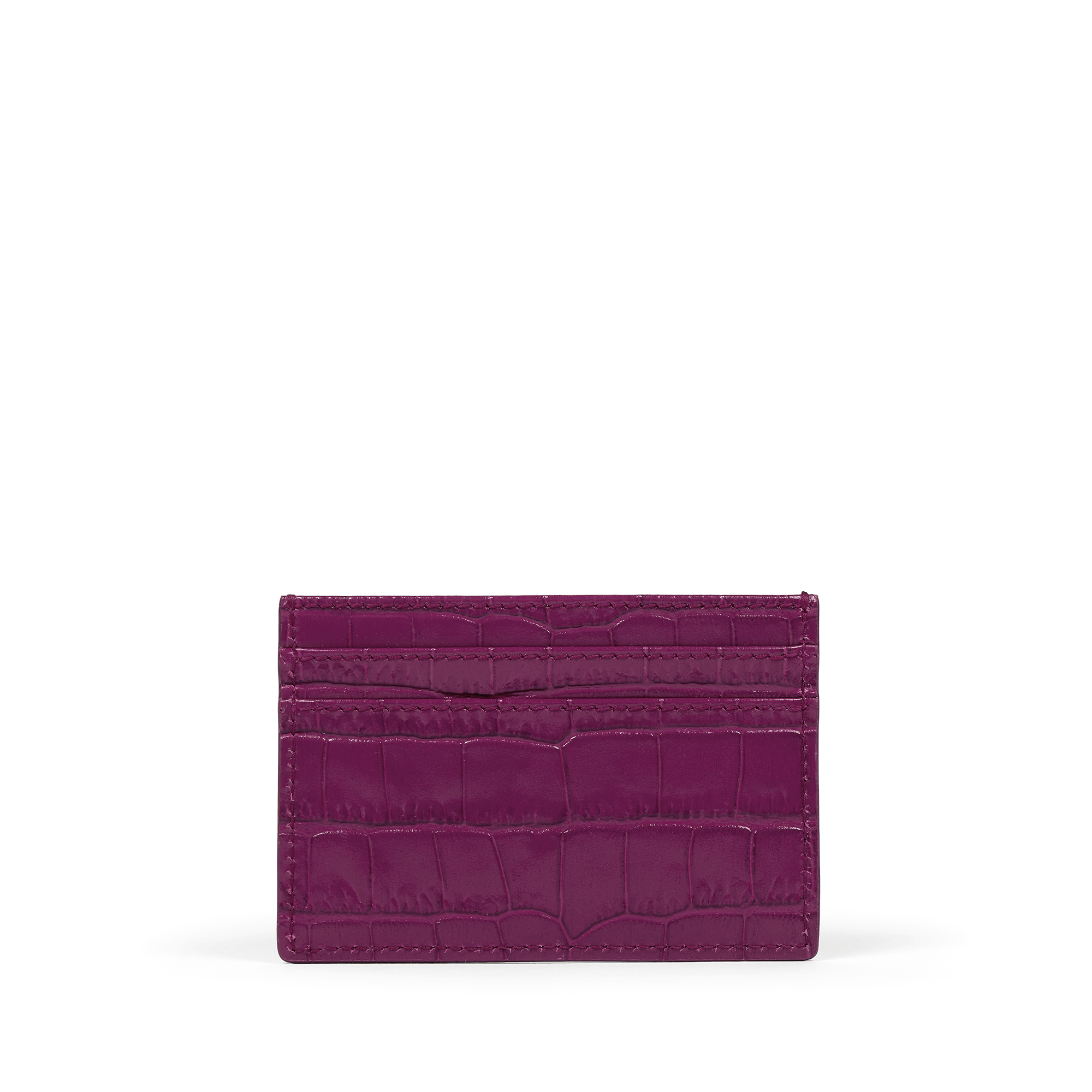 Flat Card Holder in Mara - Purple