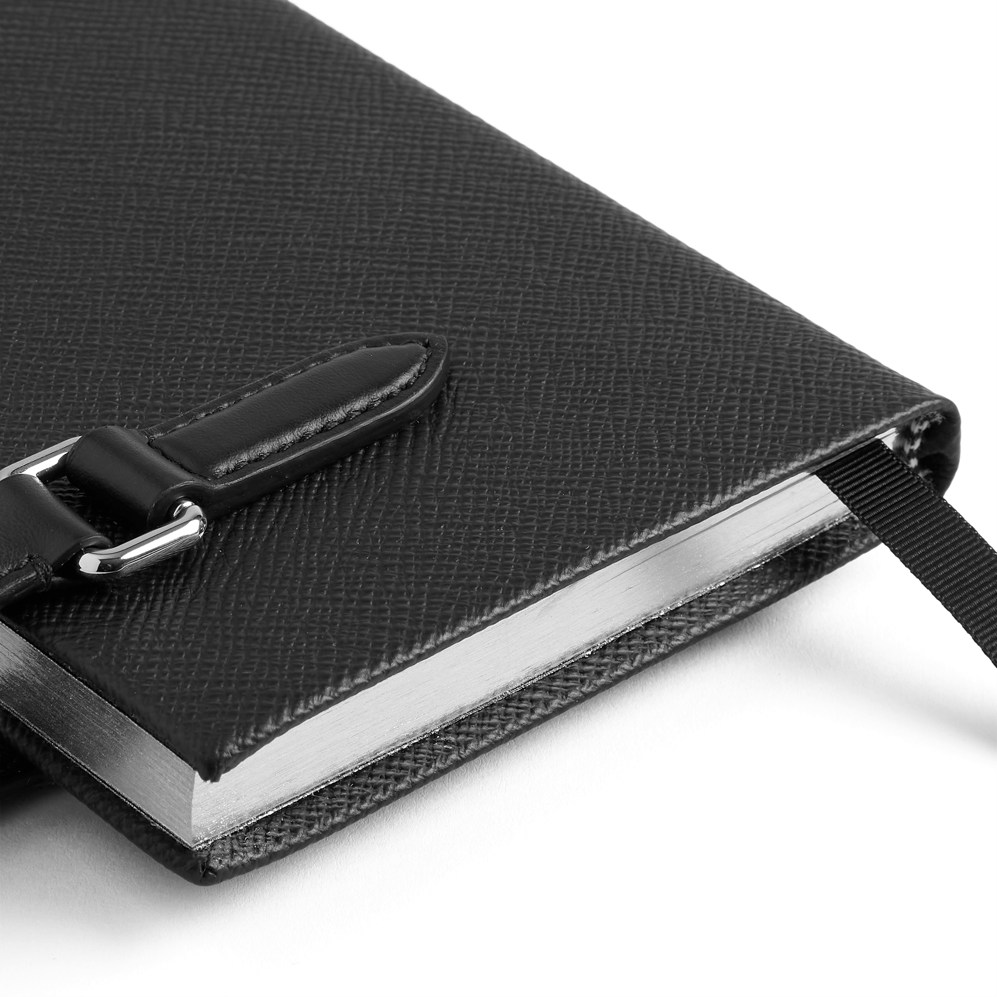 Smythson x sacai Chelsea Notebook in Panama - Sacai Black
