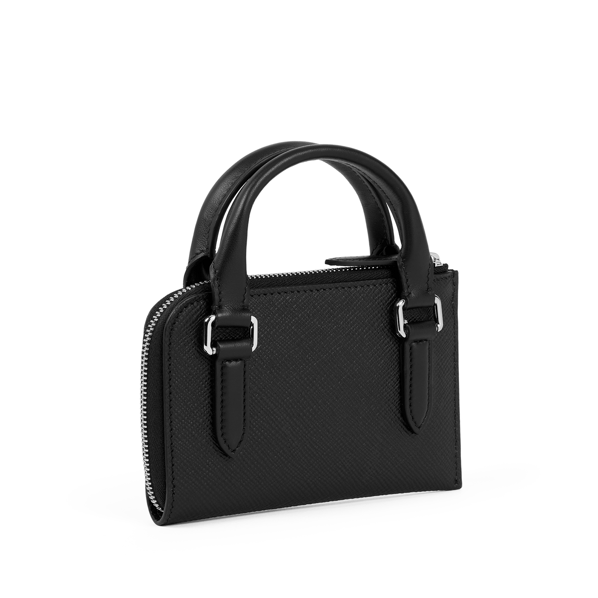 Smythson x sacai Small Flat Pouch in Panama in Sacai Black United Smythson x sacai Small Flat Pouch in Panama in Sacai Black United