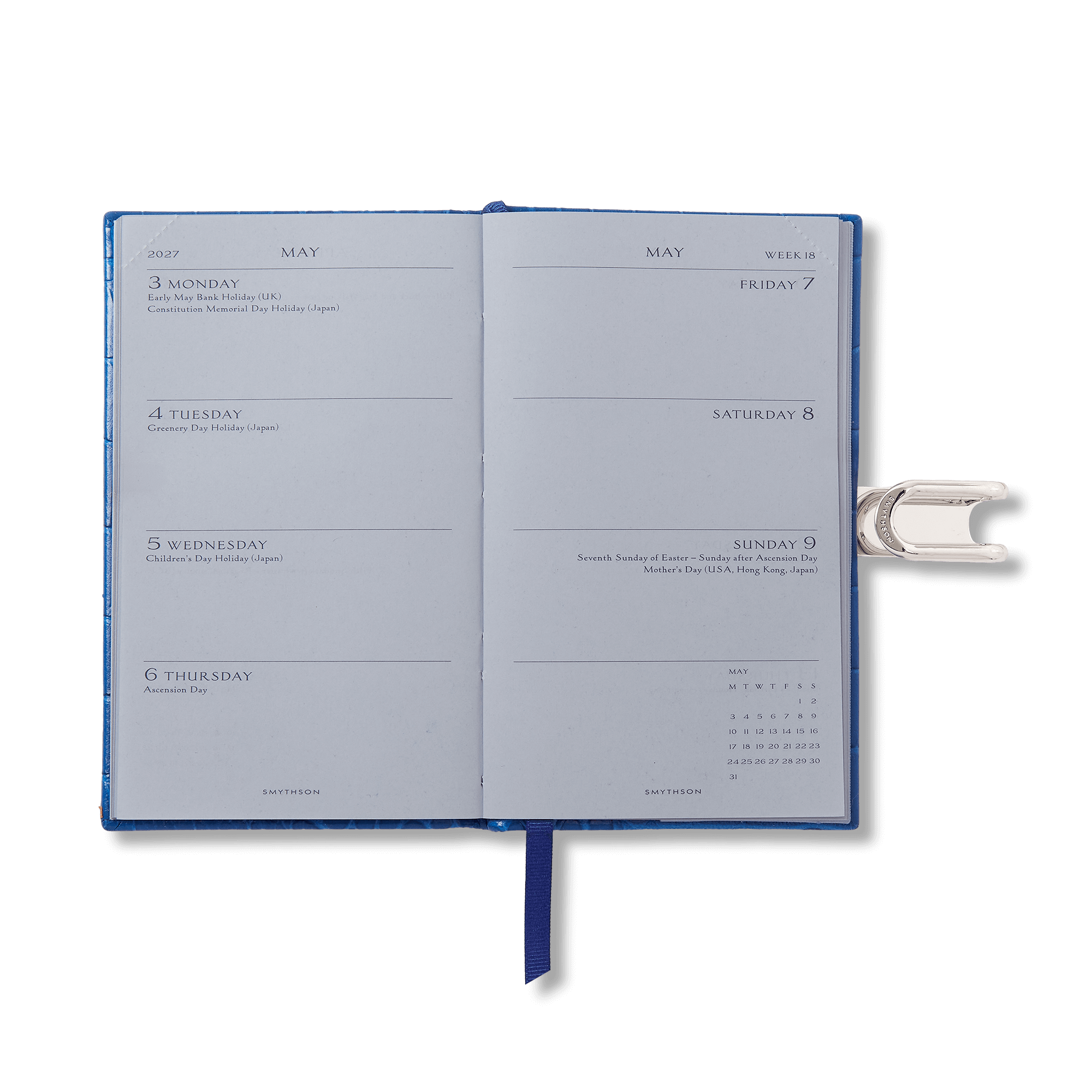 2026-2027 Panama Weekly Diary with Slide in Mara - Cerulean