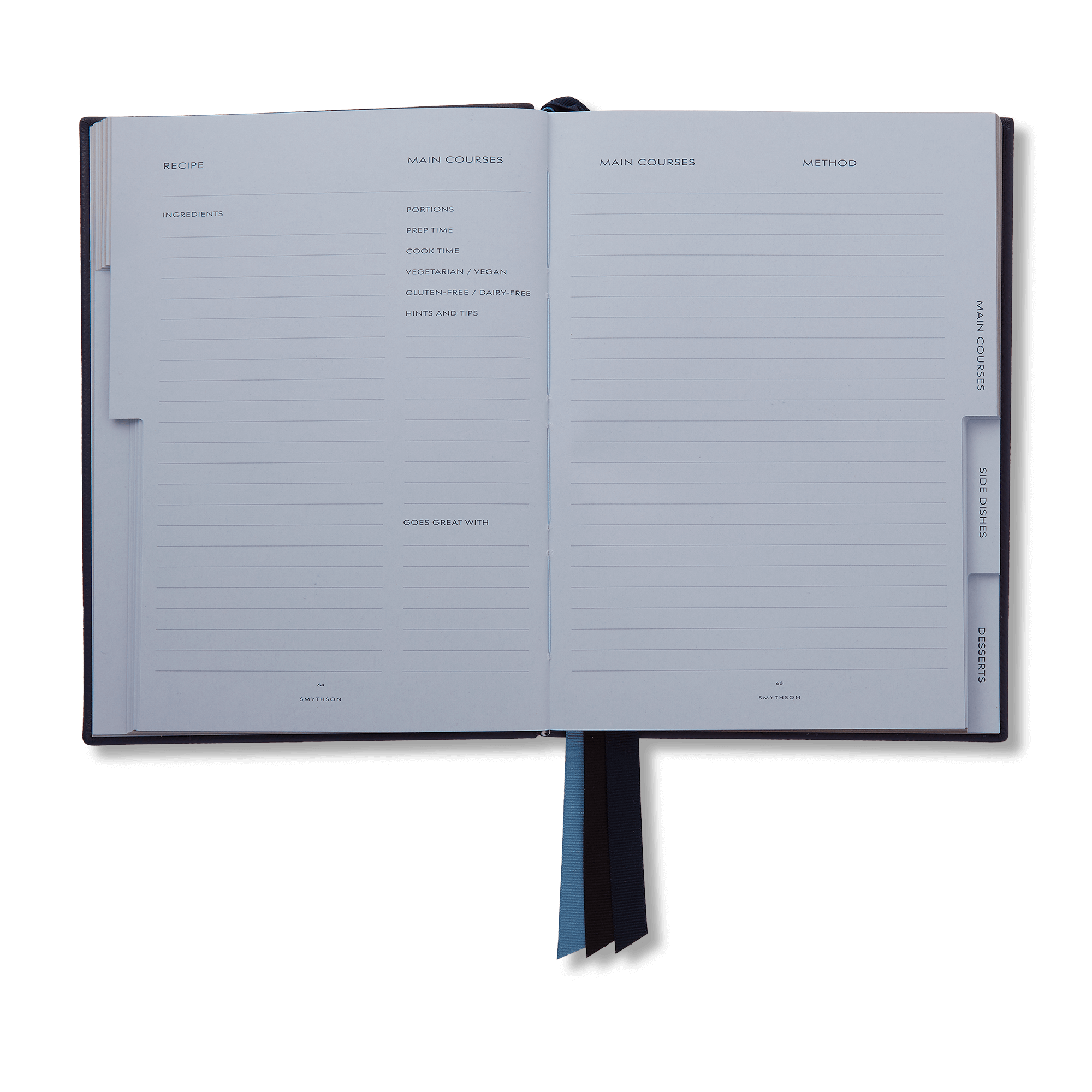 Soho Recipe Journal in Panama - Navy