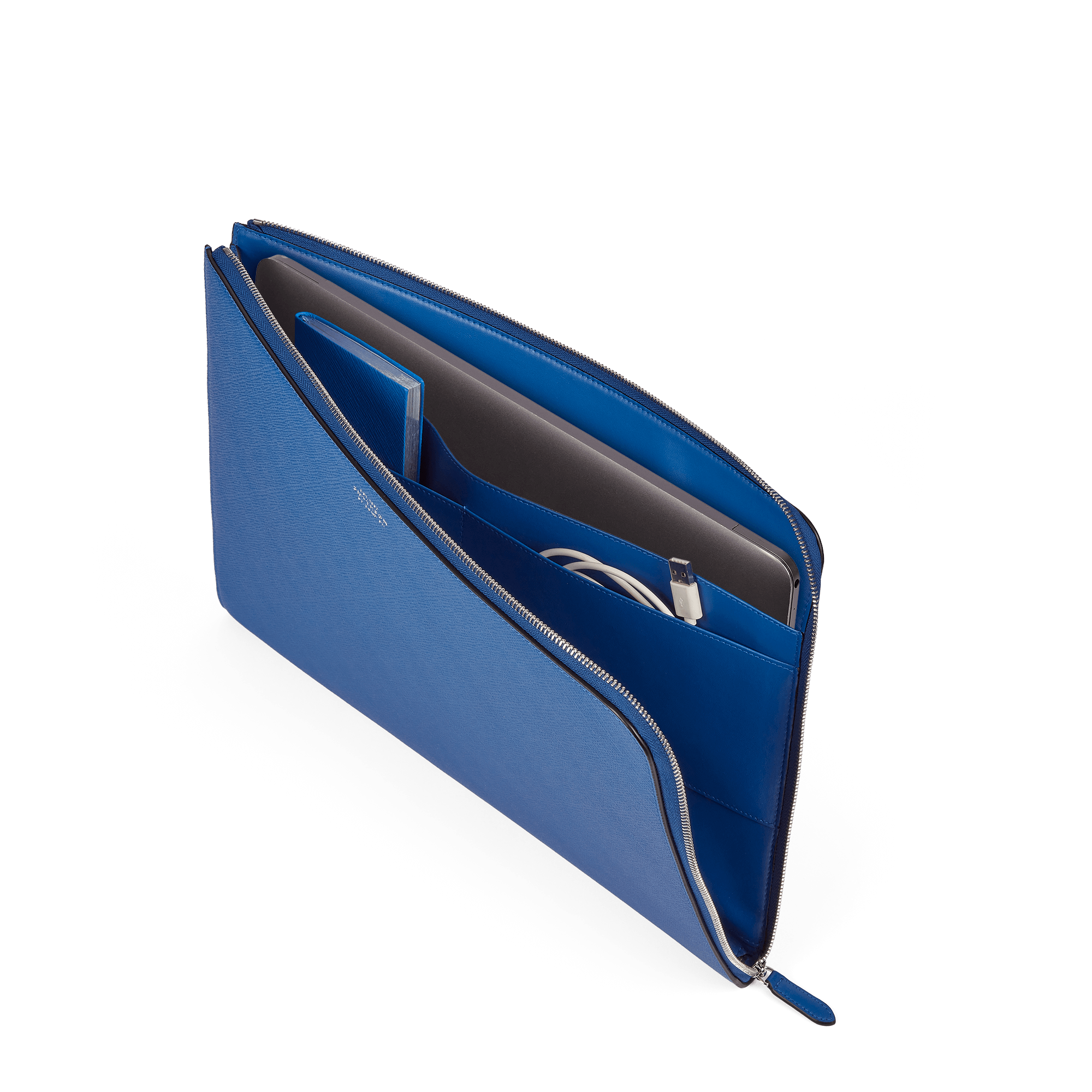 Large Laptop Case in Panama - Cerulean