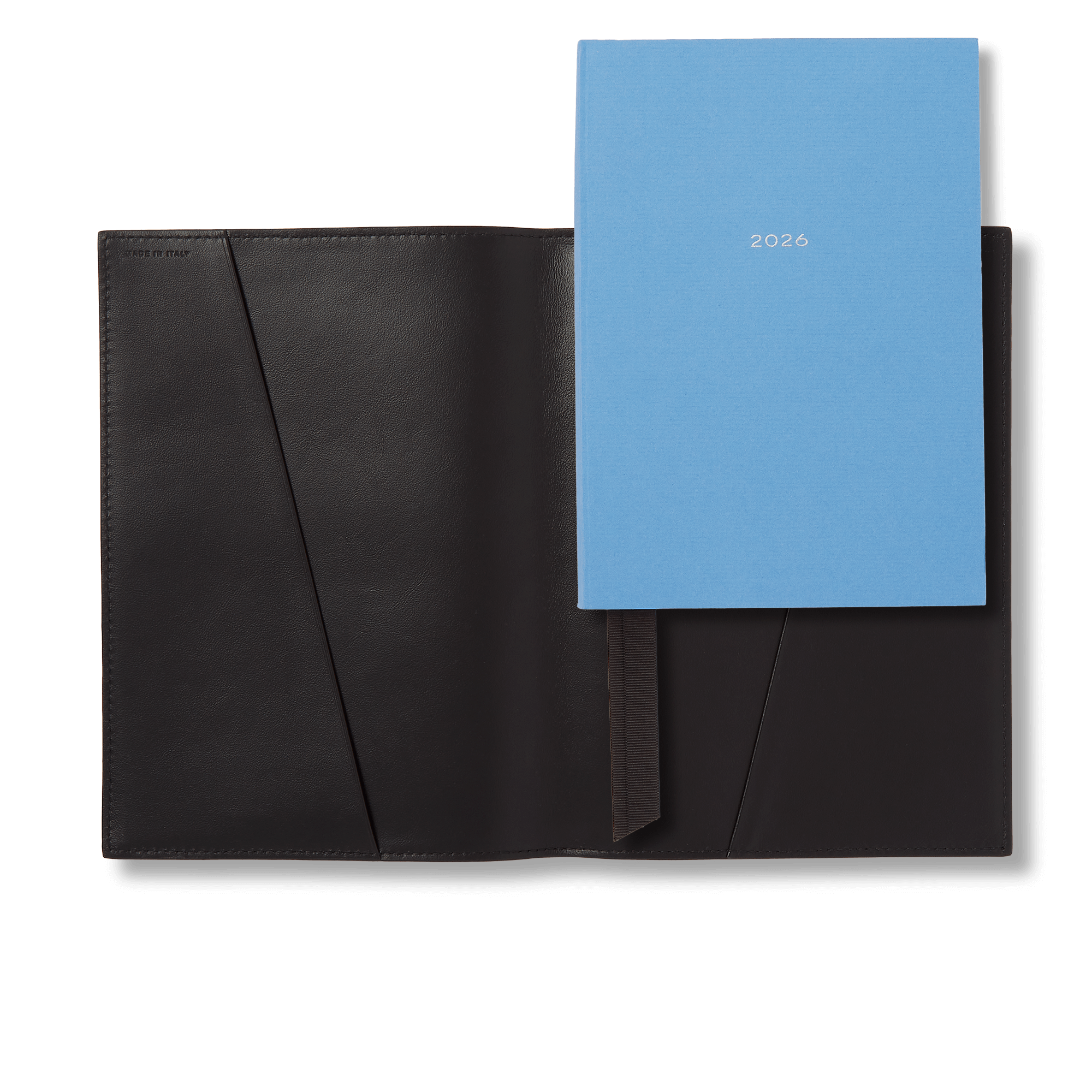 Evergreen Refillable Diary in Ludlow - Black