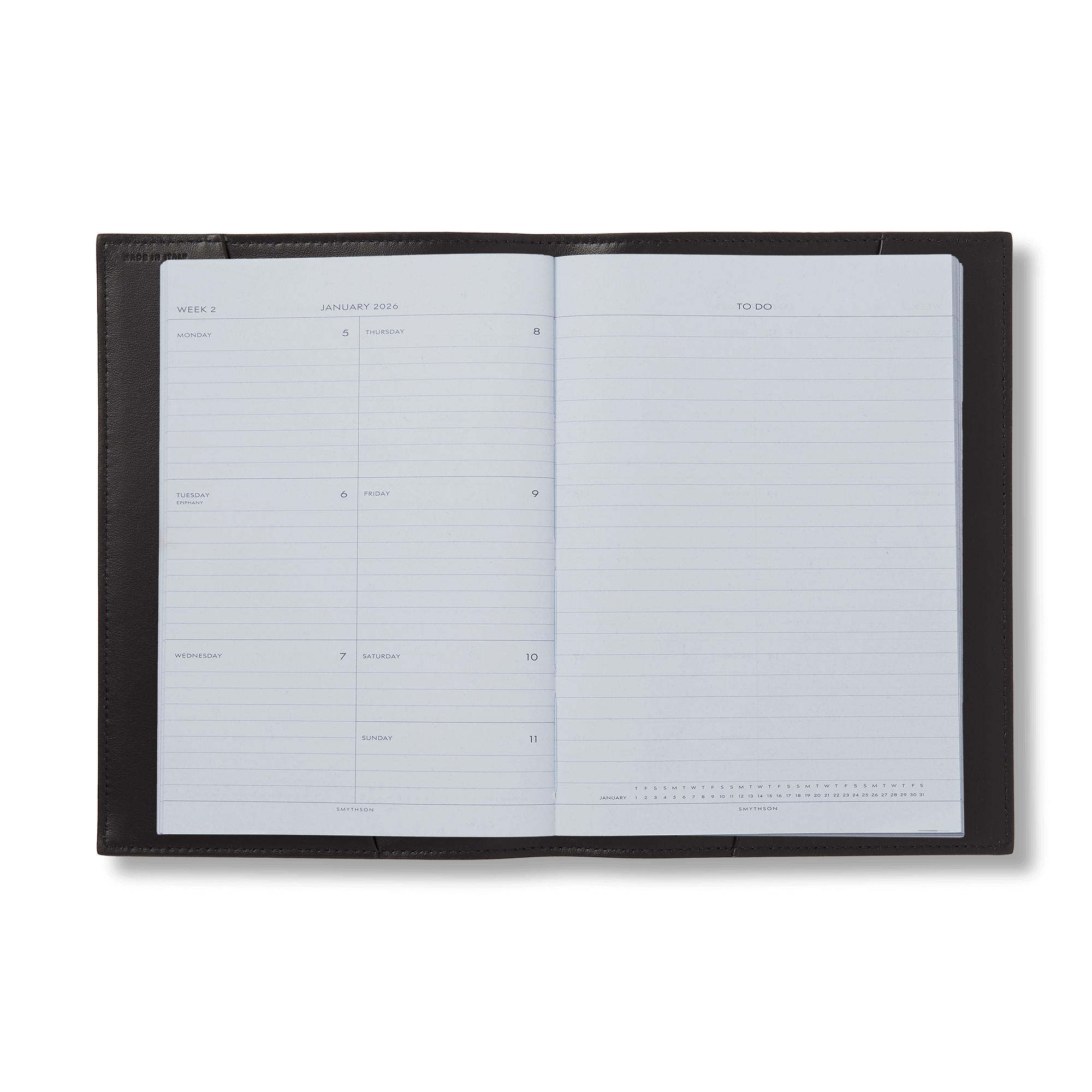 Evergreen Refillable Diary in Ludlow - Navy