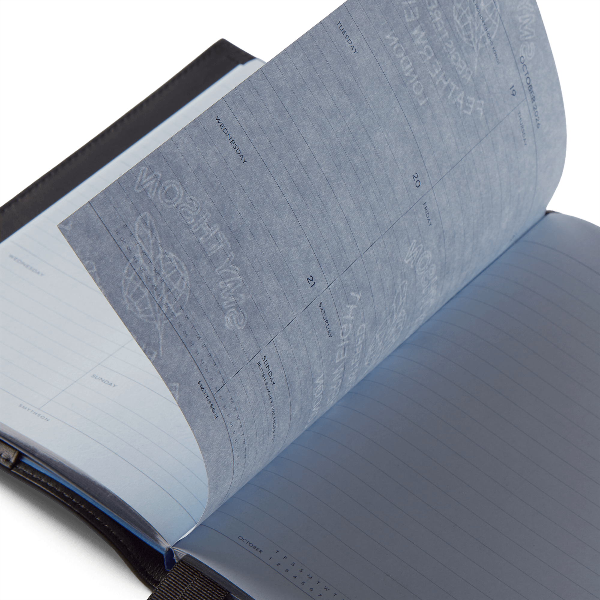 Evergreen Refillable Diary in Ludlow - Navy