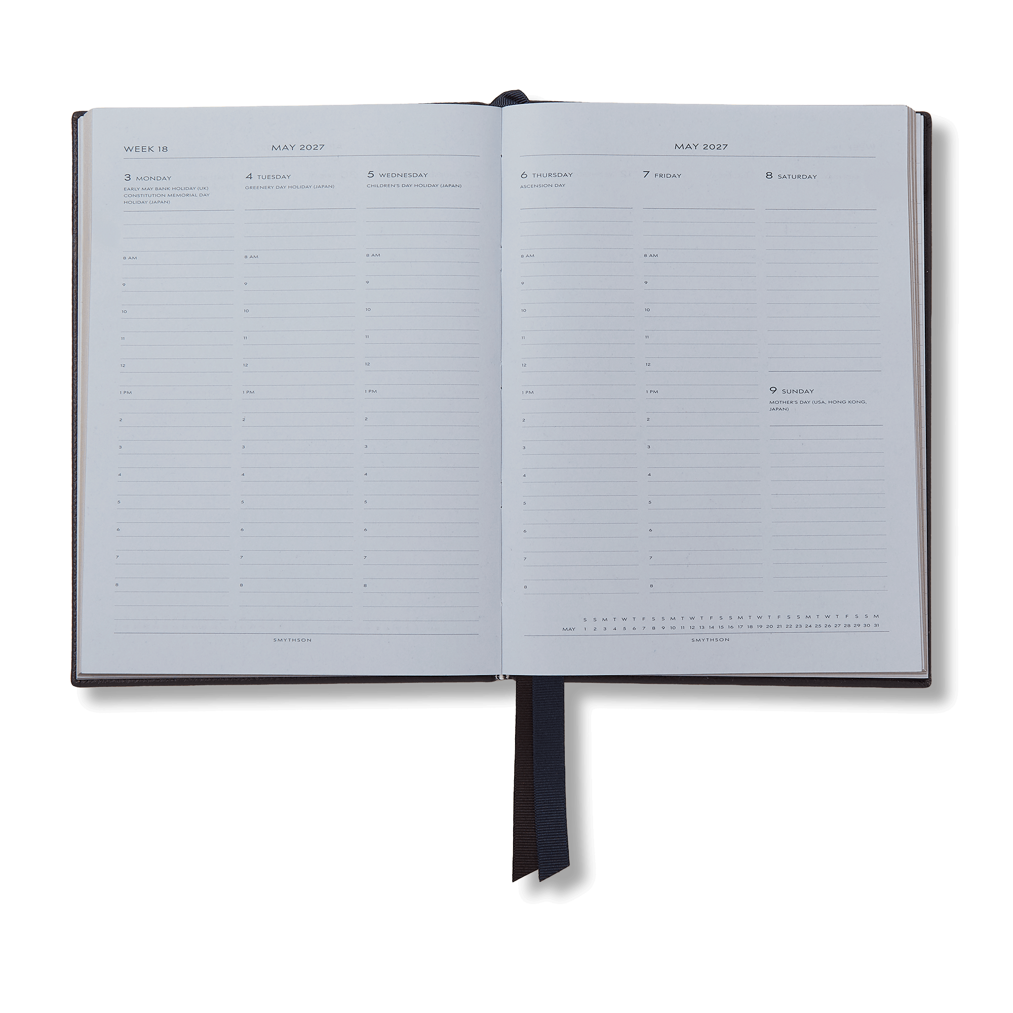 2026-2027 Soho Academic Weekly Diary in Panama - Navy
