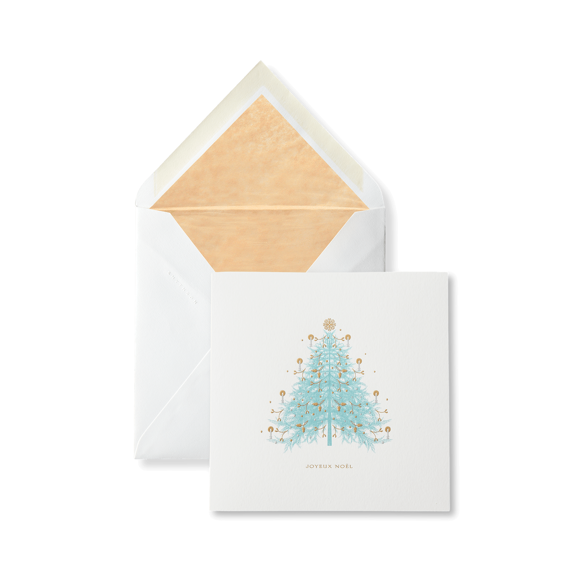 Christmas Fir Tree Card Set 'Joyeux Noël'