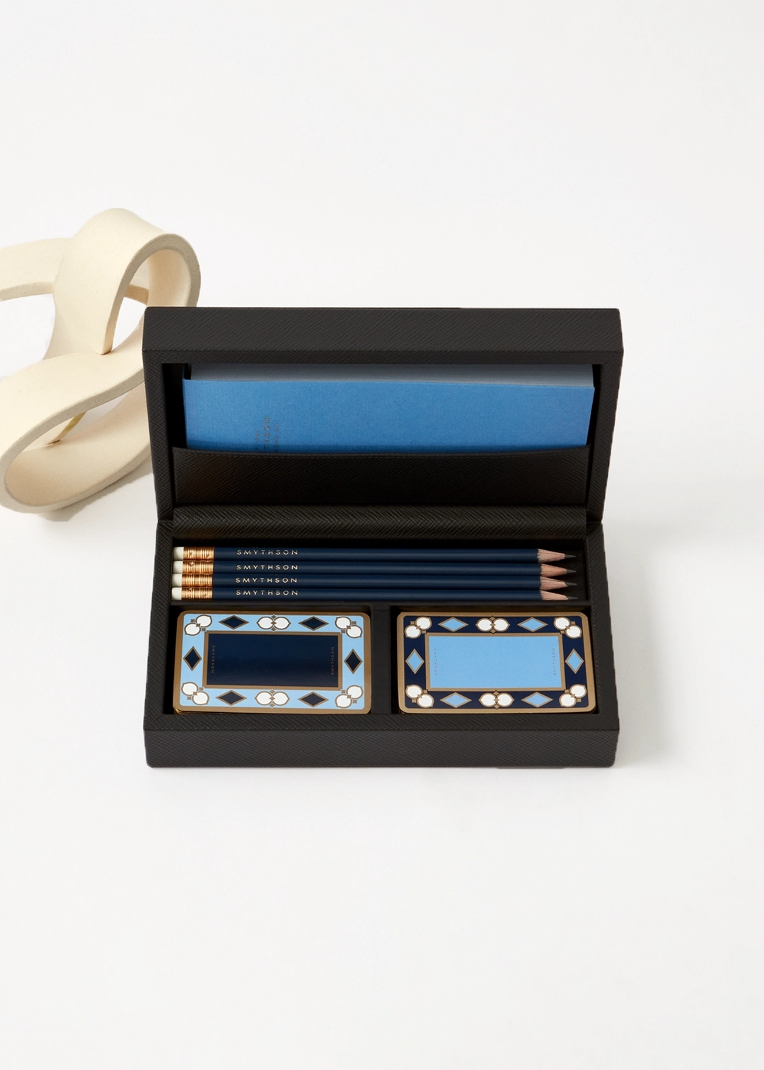 Multi-Zip Case in Panama in Black | Smythson Multi-Zip Case in Panama in Black | Smythson