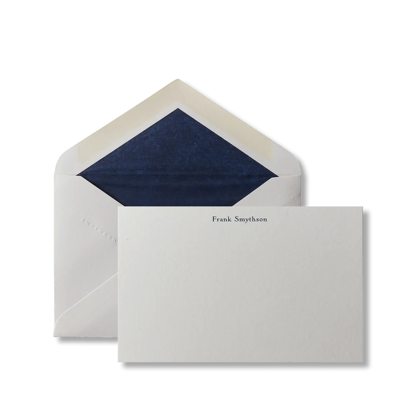 Personalised Correspondence Card with Name