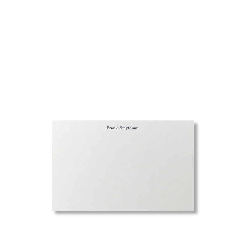 Personalised Correspondence Card with Name