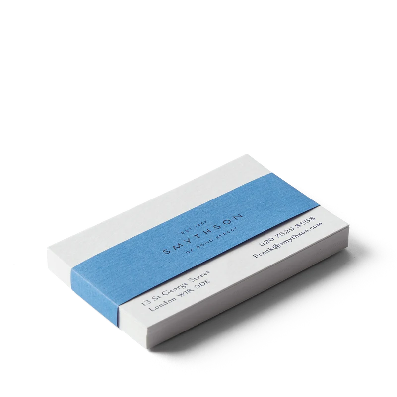 Personalised Business Card in Classic Layout - White