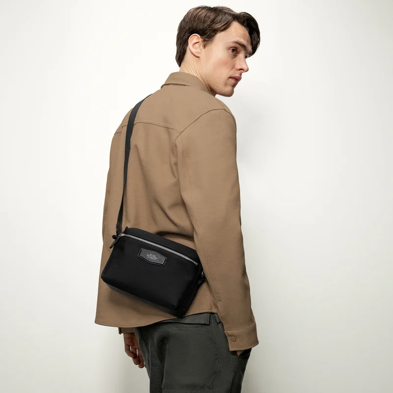 Crossbody Bag in Norton Canvas - Black