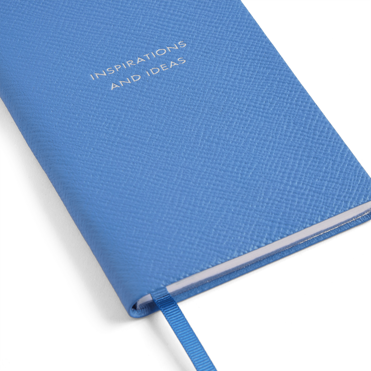 スマイソンPanamaノートブック INSPIRATIONS AND IDEAS Inspirations And Ideas Panama Notebook in Nile Blue | Smythson