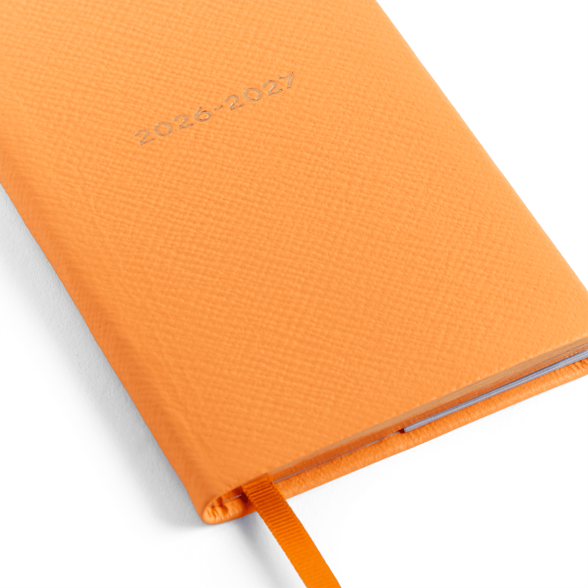 2026-2027 Panama Weekly Journal with Pocket in Light Orange | Smythson