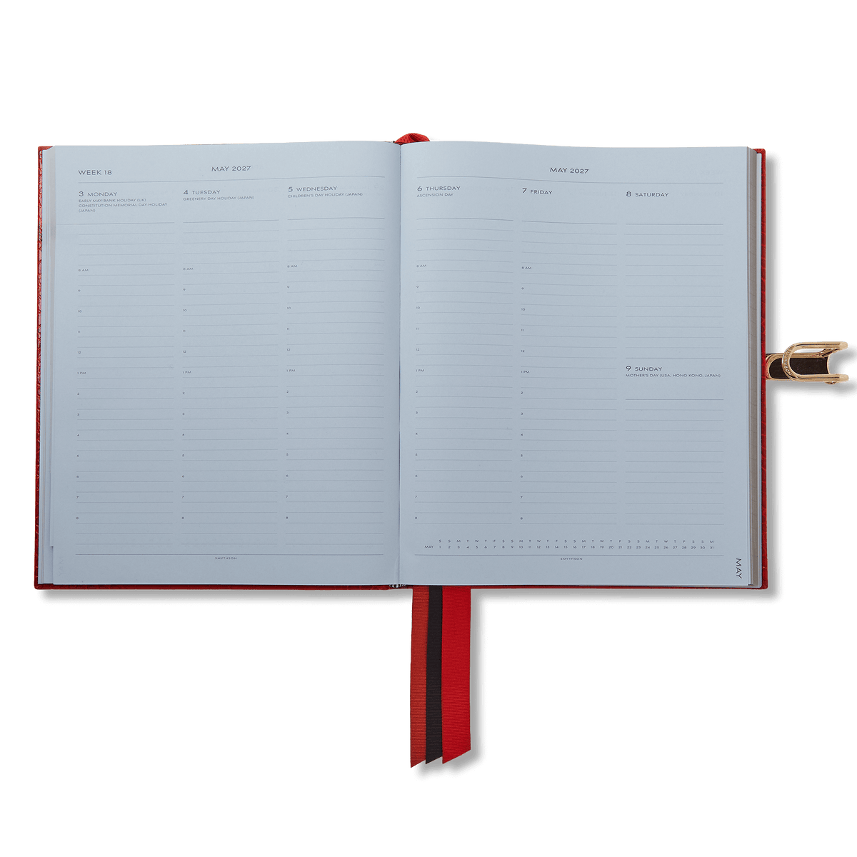 2026-2027 Portobello Weekly Vertical Diary with Slide in Mara in