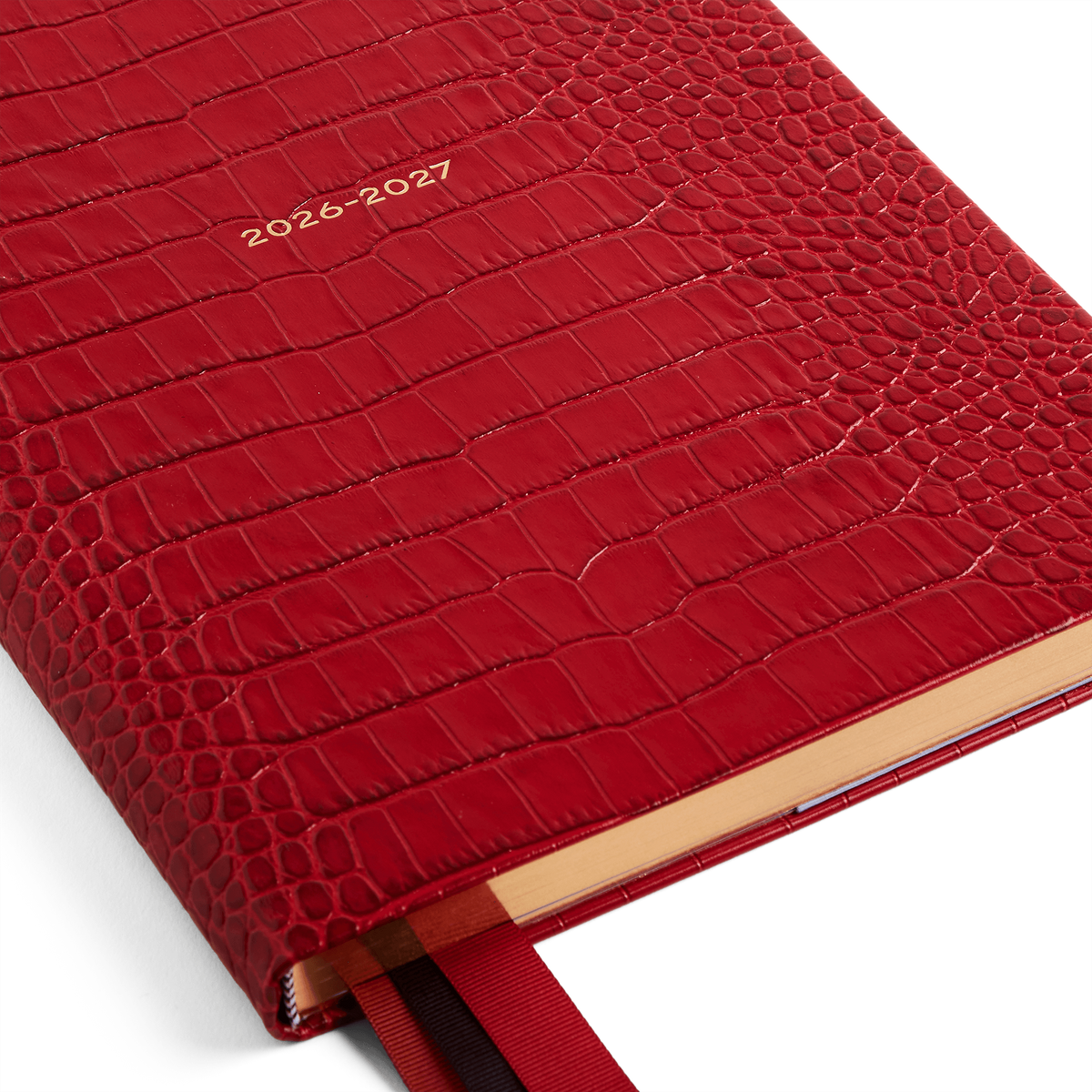 2026-2027 Portobello Weekly Vertical Diary in Mara in Red