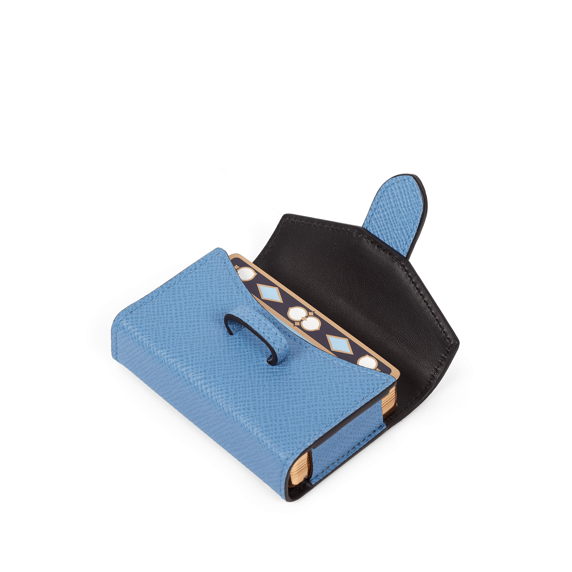 Etui für einzelne Spielkarten aus Panama - Nile Blue