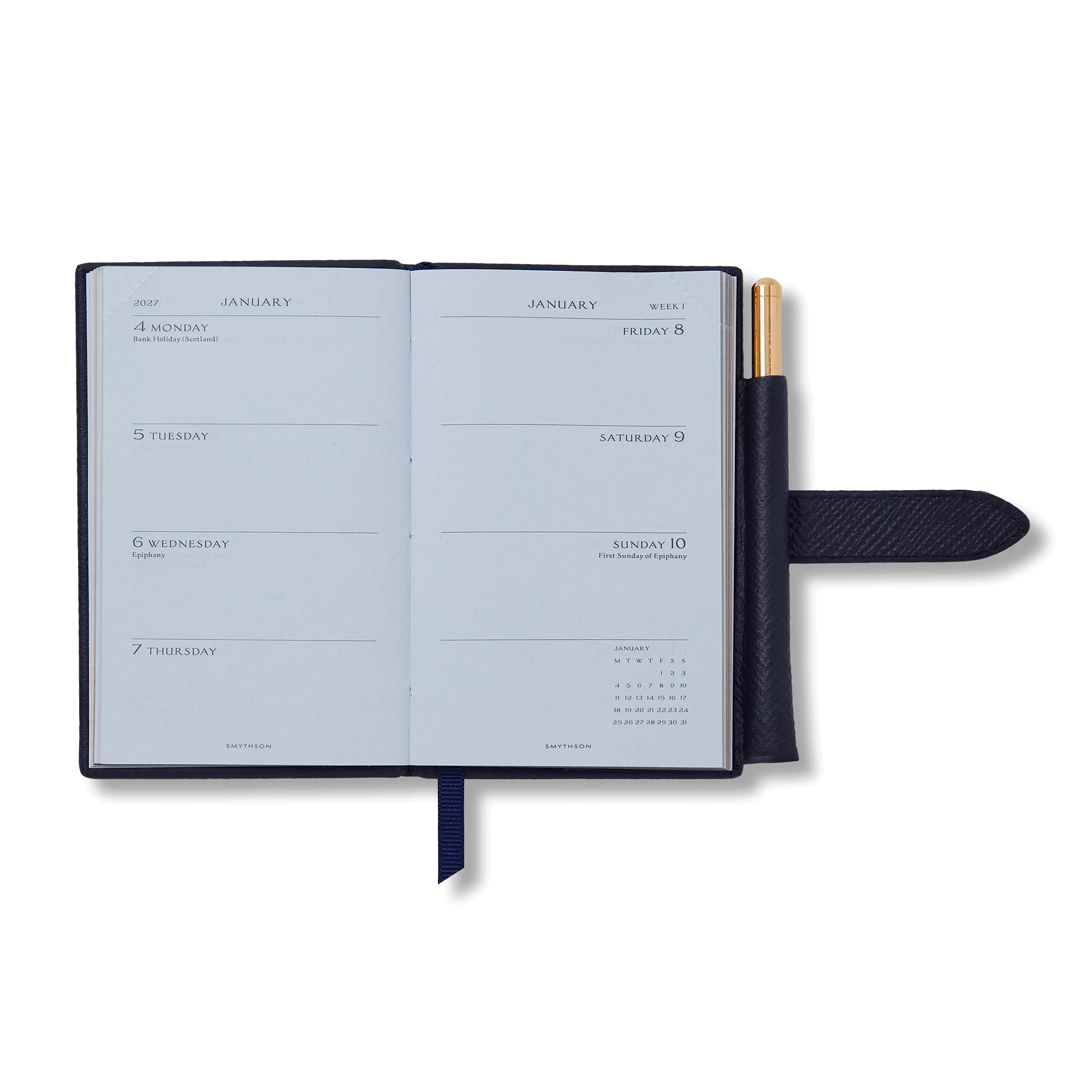 2027 Wafer Weekly Diary with Pencil in Panama