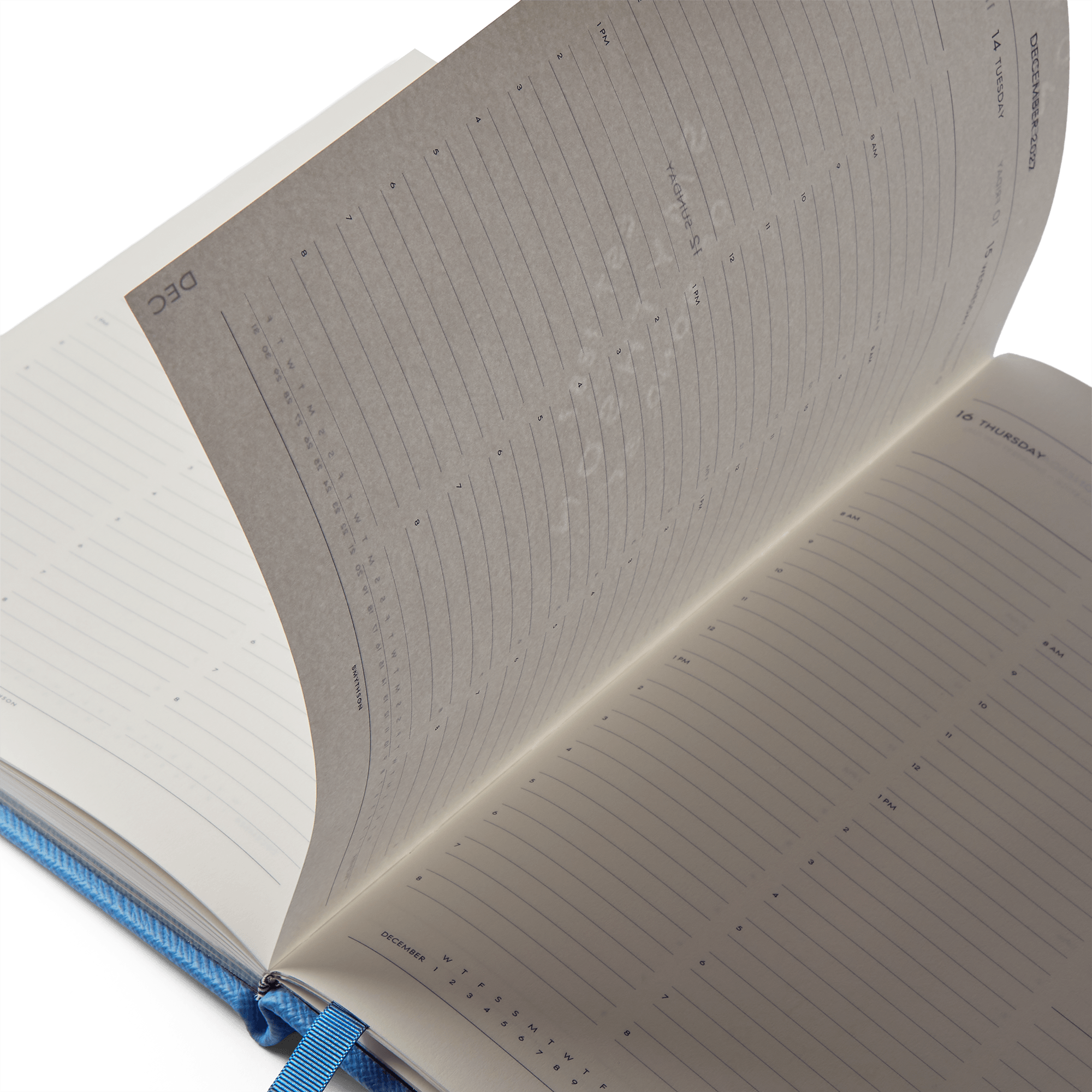 2027 Kings Weekly Vertical Diary in Panama - Nile Blue