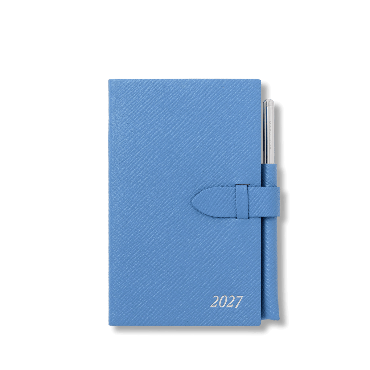 Nile Rabbit 2027 Panama Weekly Diary with Pencil in Nile Blue | Smythson International